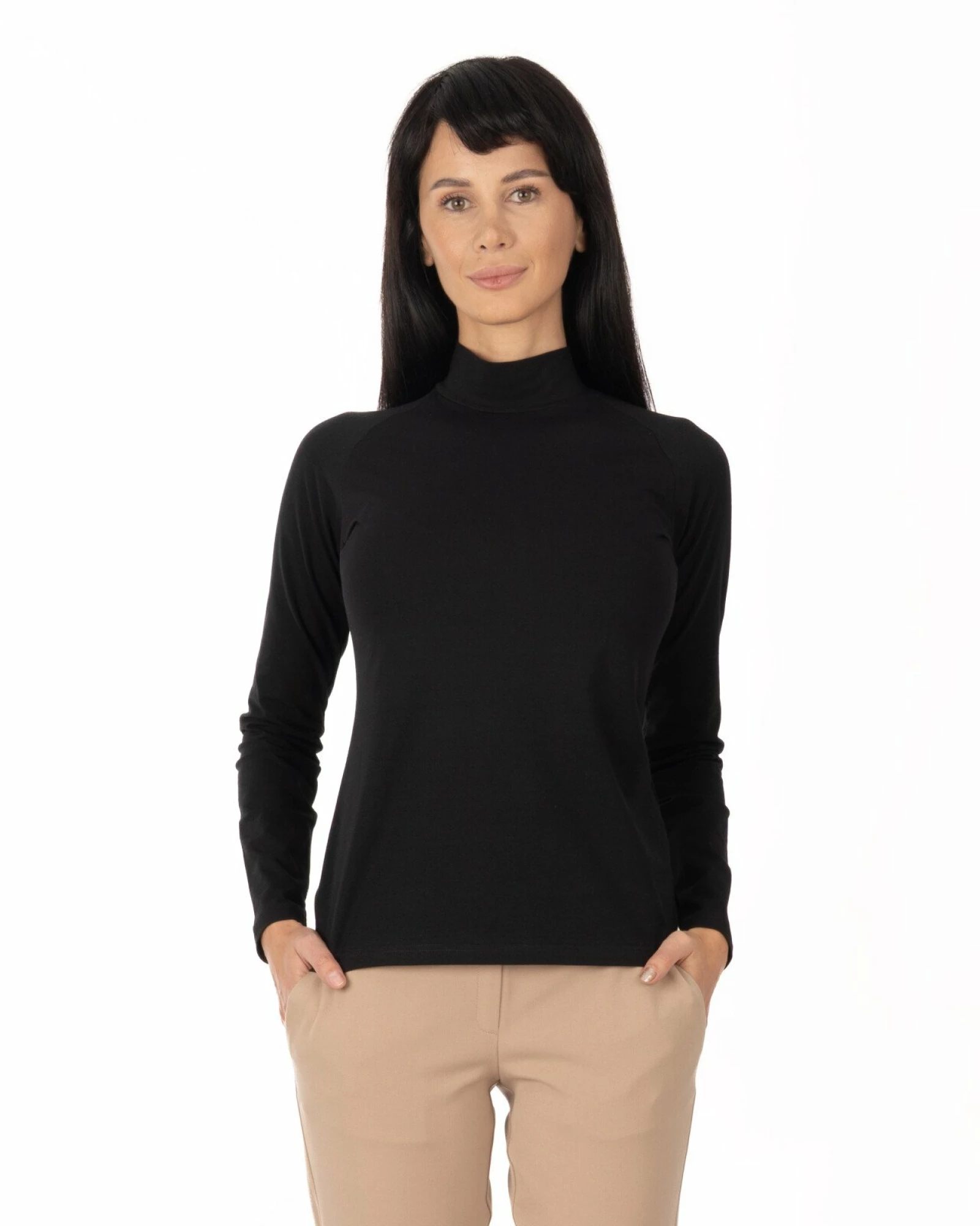 Bluză damă tip maletă B.2405.Negru