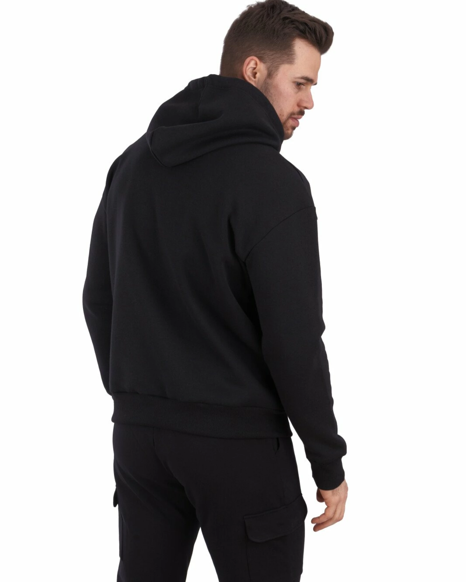 Flanelă Pufoasă Bărbați F.4010.Negru