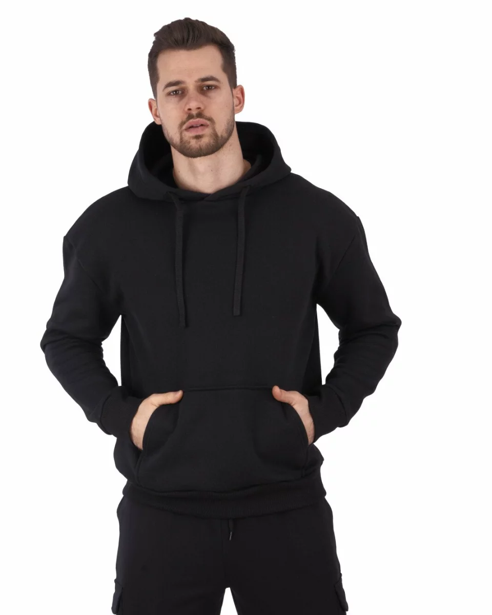 Flanelă Pufoasă Bărbați F.4010.Negru