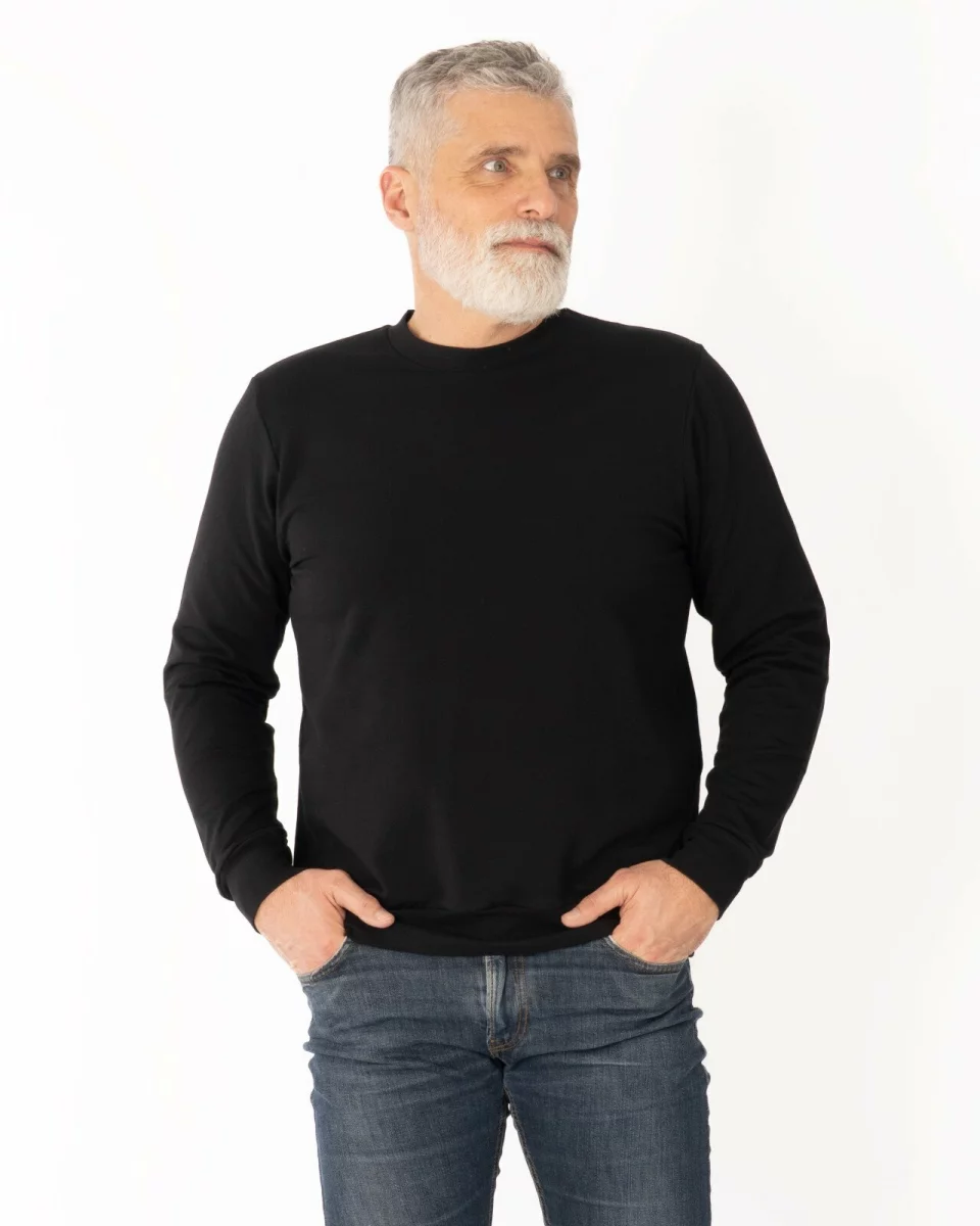 Flanelă Pufoasă Bărbați F.4030.Negru