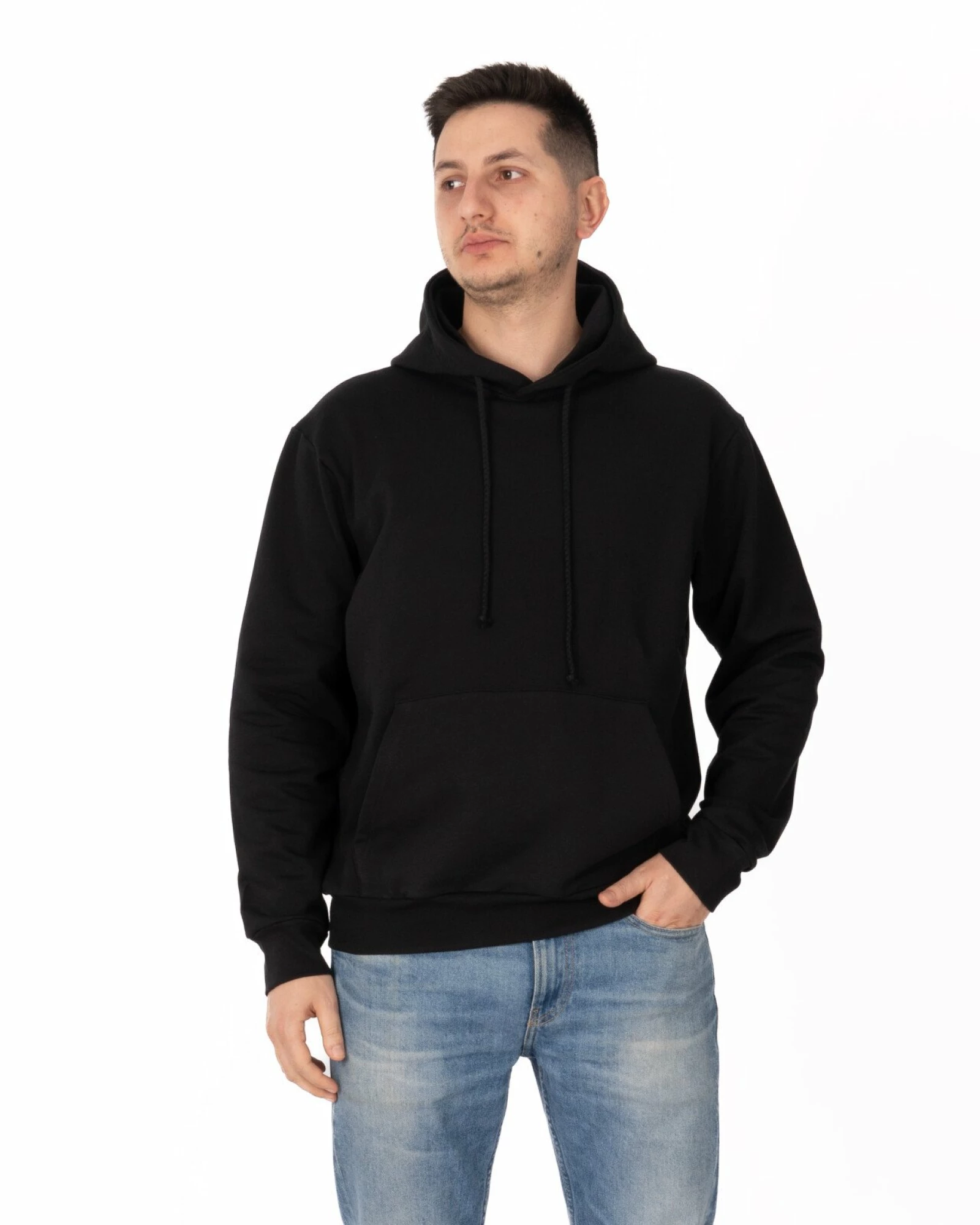 Hanorac Pufos Bărbați HG.4001.Negru