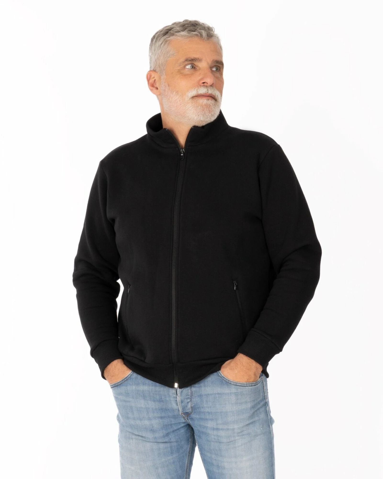 Jachetă Pufoasă Bărbați J.4030.Negru