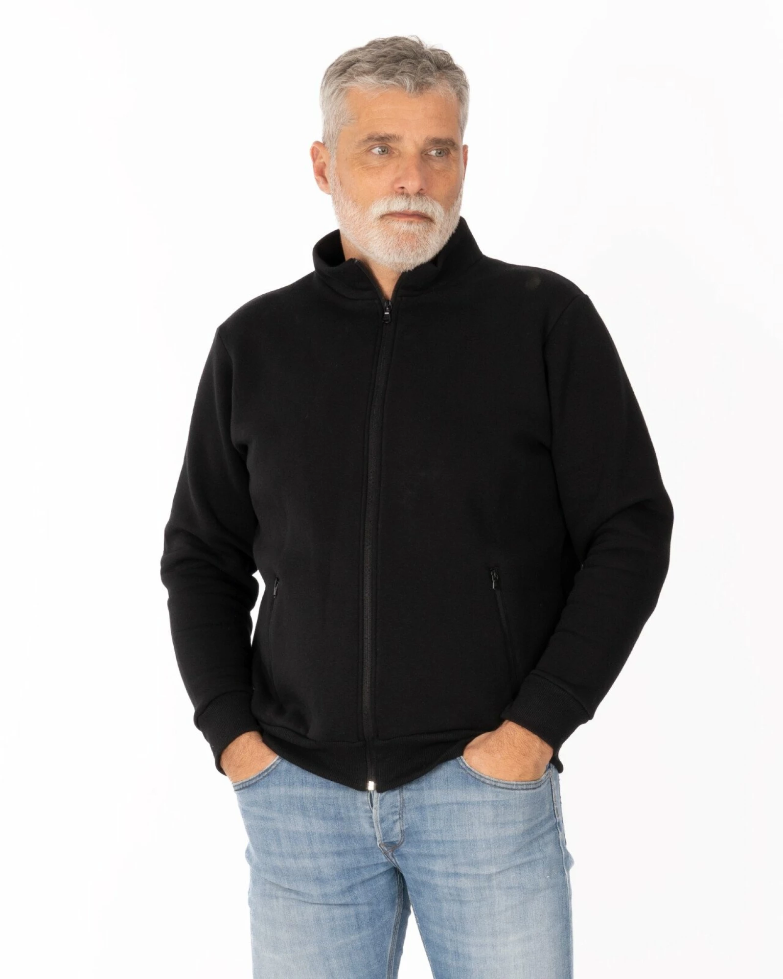 Jachetă Pufoasă Bărbați J.4030.Negru