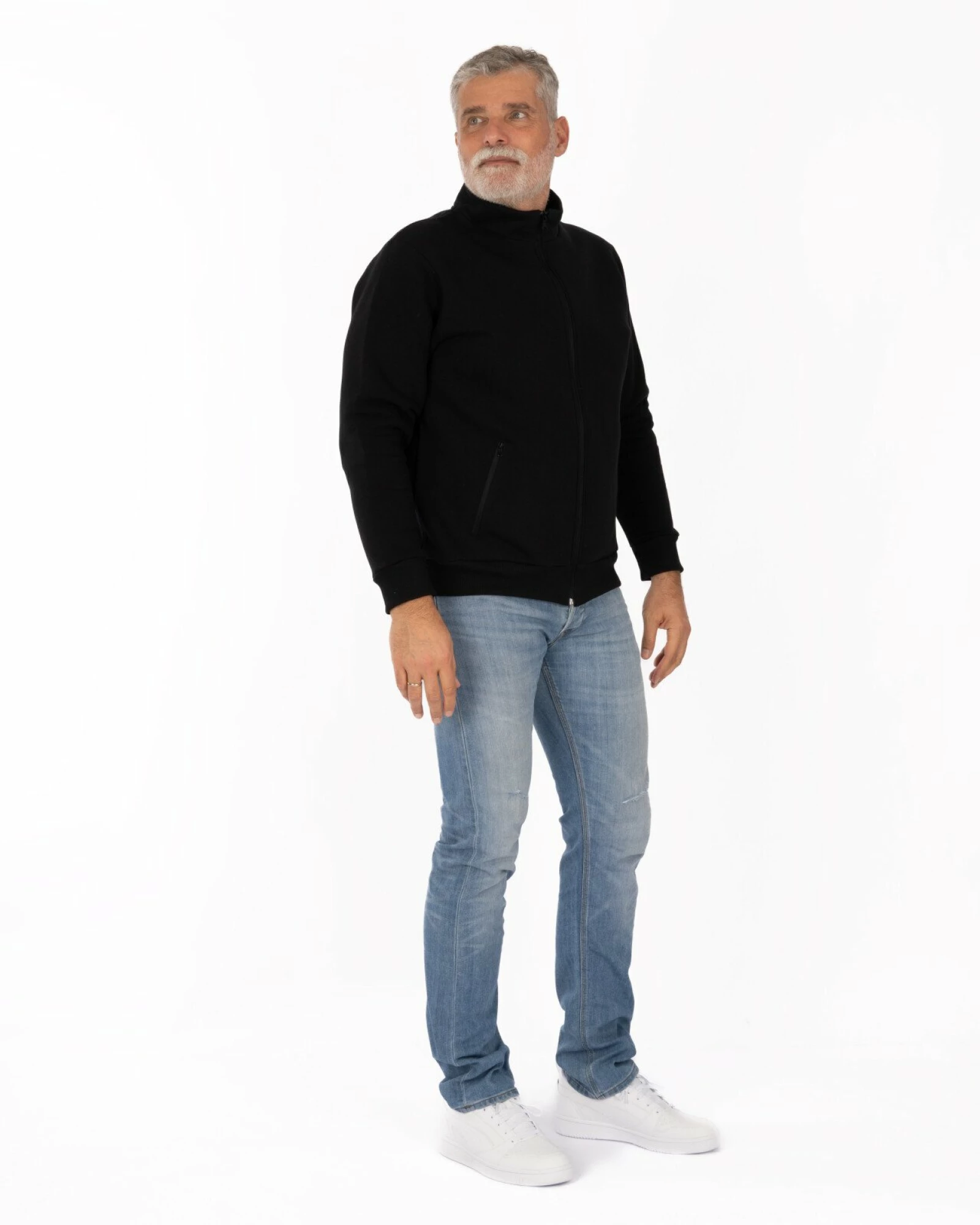 Jachetă Pufoasă Bărbați J.4030.Negru