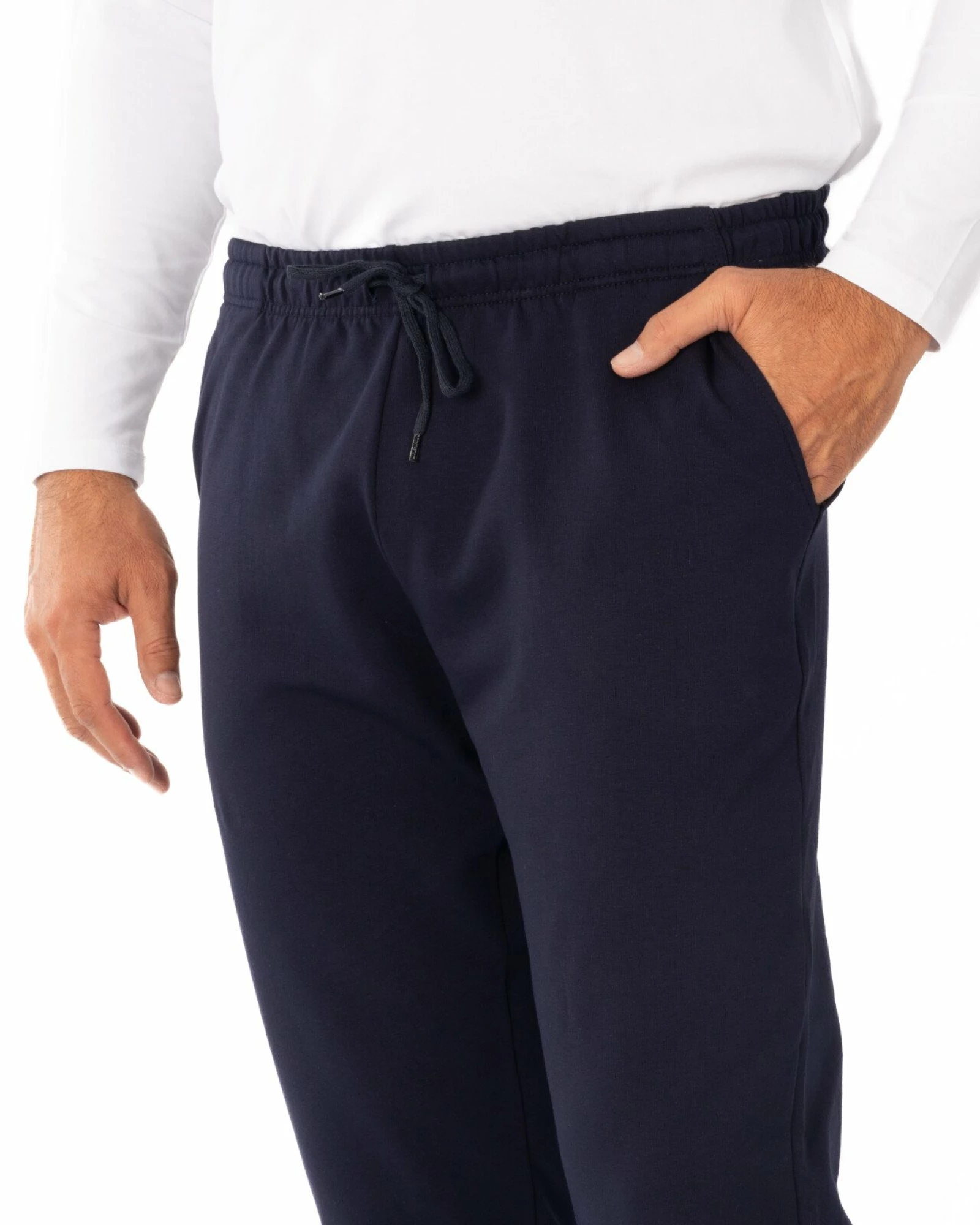 Pantalon Clasic Termo Pufos Bărbați P.4111.Bleumarin