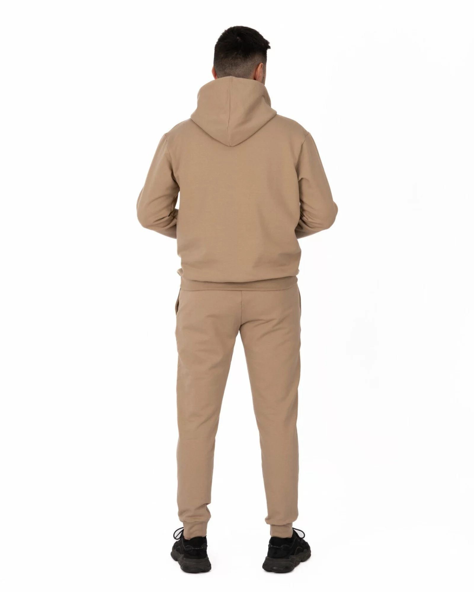 Pantalon Conic cu Manșete Termo Pufos Bărbați P.4071.Bej