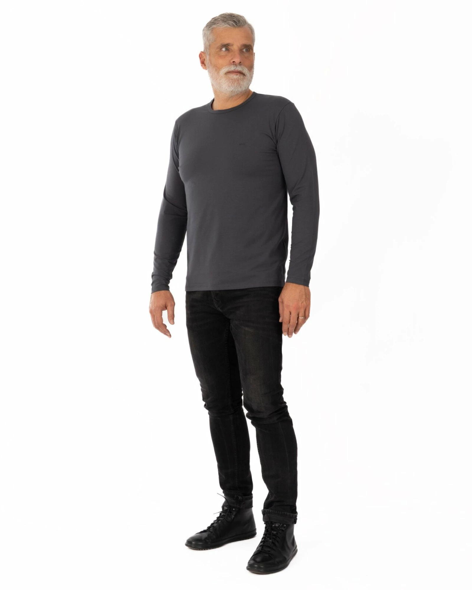 Bluză Bărbați Basic B.4006.Gri închis
