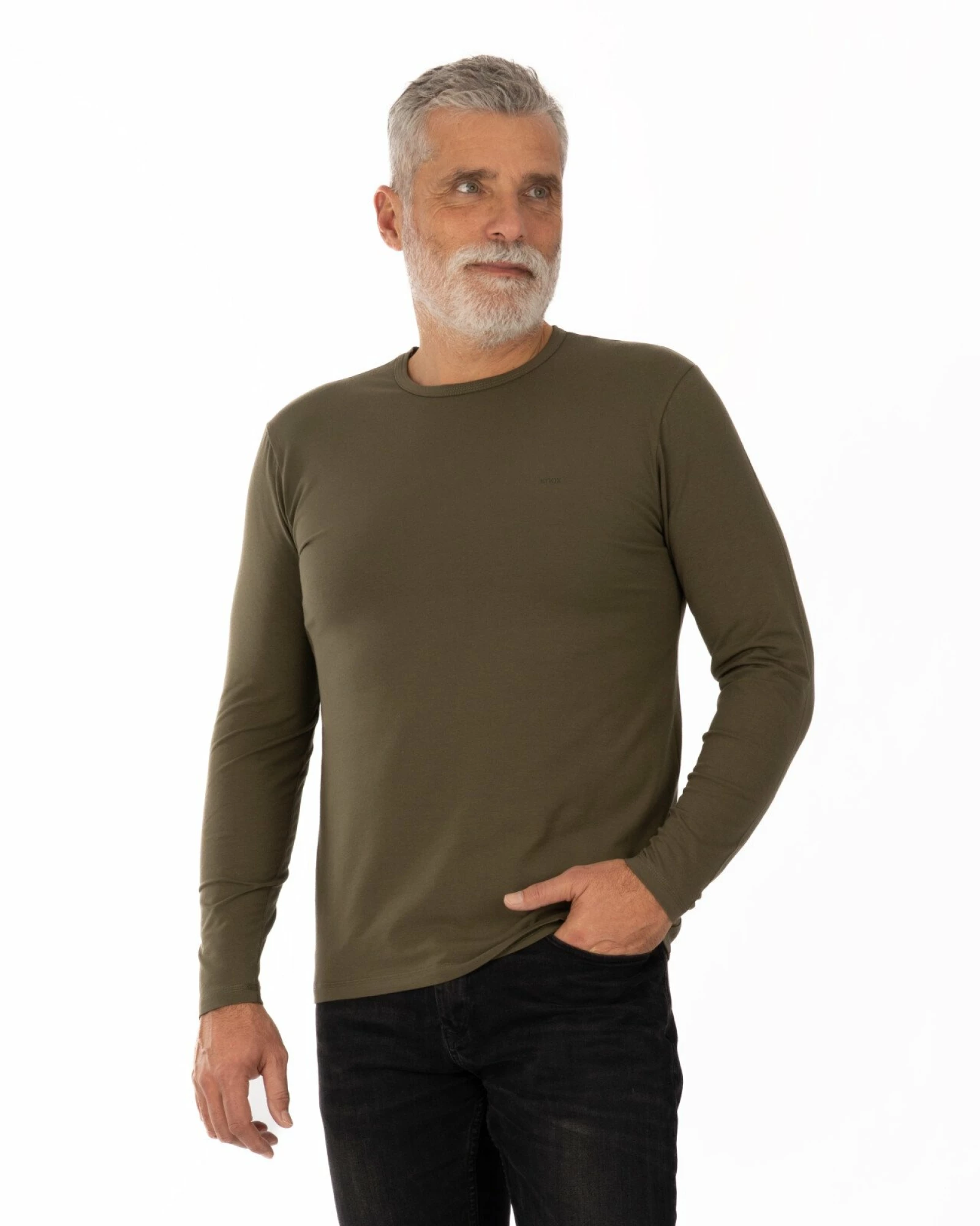 Bluză Bărbați Basic B.4006.Kaki Închis