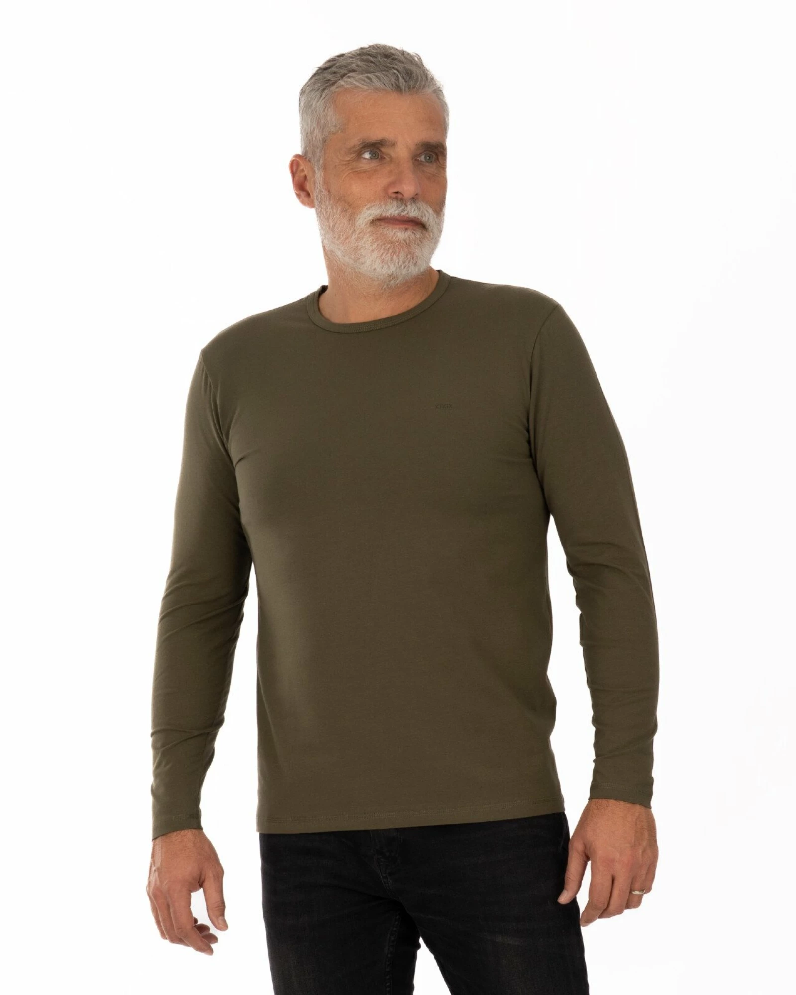 Bluză Bărbați Basic B.4006.Kaki Închis