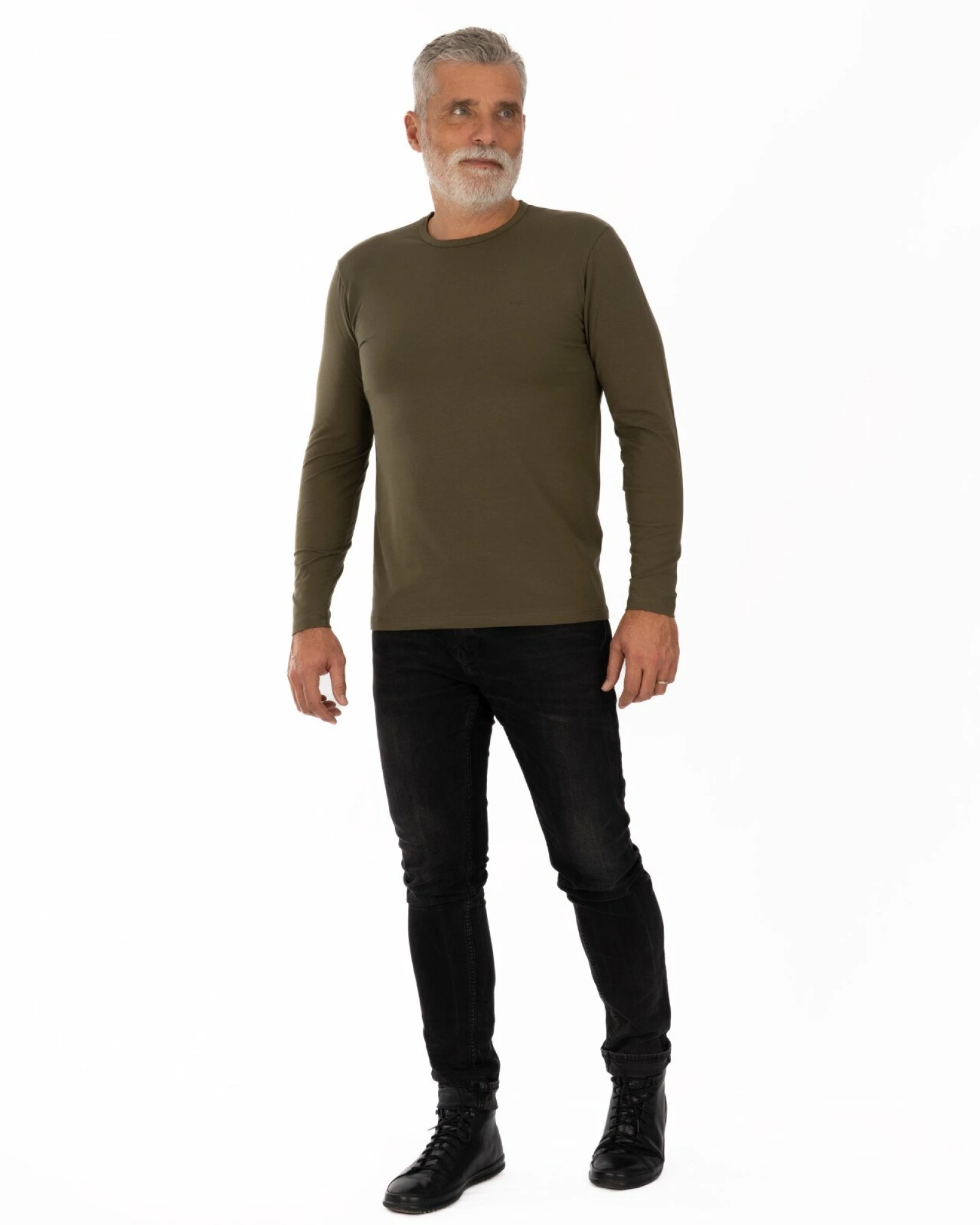 Bluză Bărbați Basic B.4006.Kaki Închis