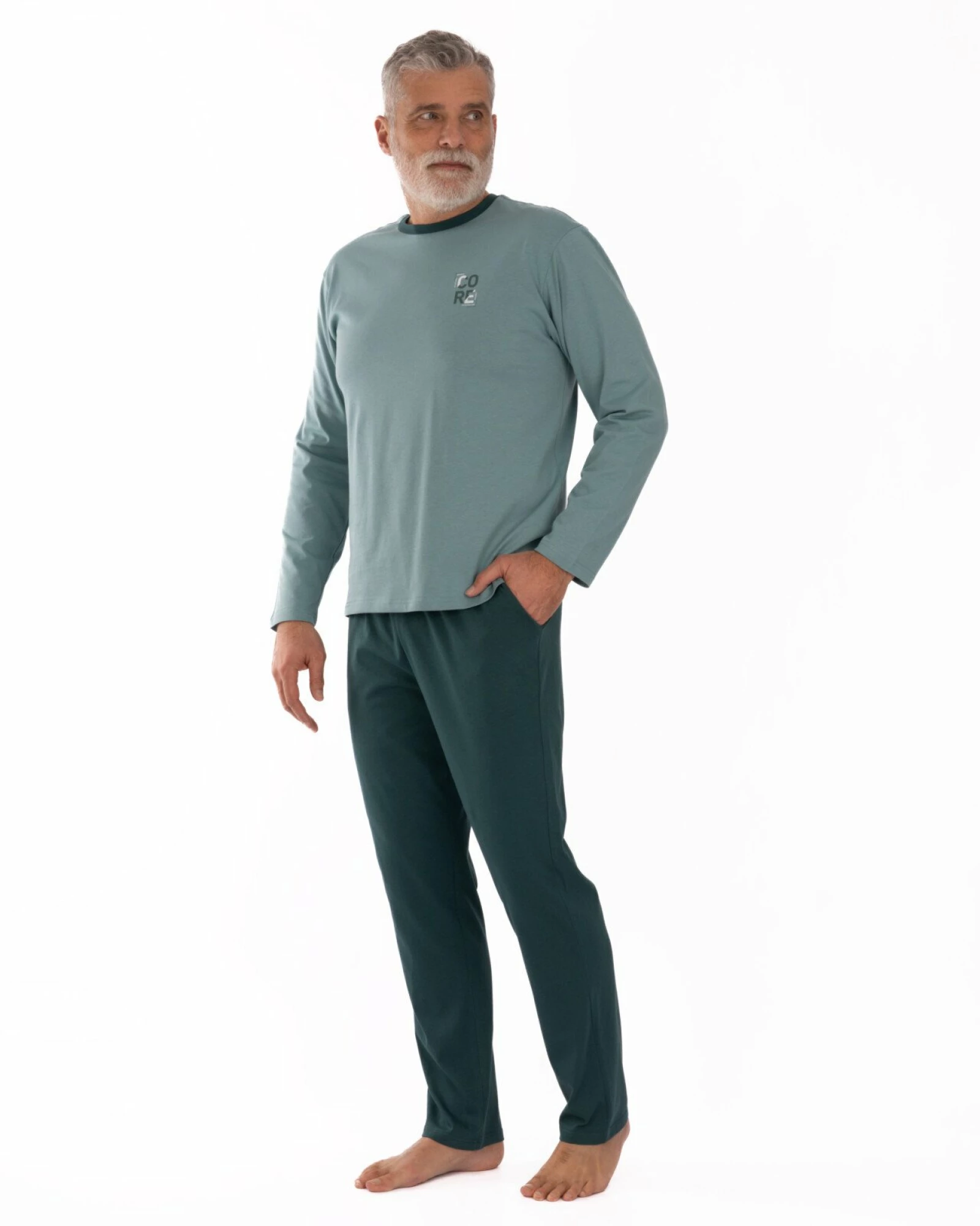 Pijama Bărbați PIJ.4134.Petrol Deschis