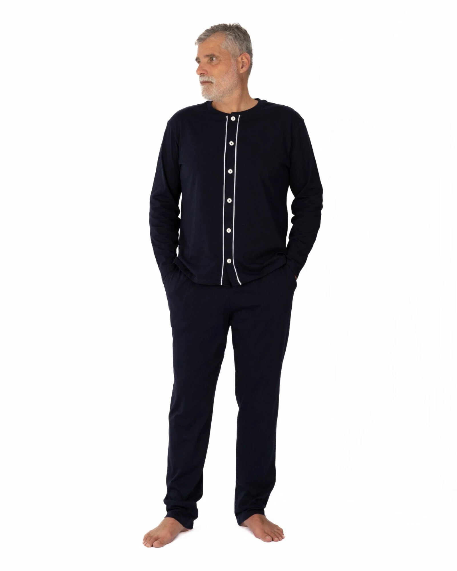 Pijama Bărbați PIJ.4137.Bleumarin