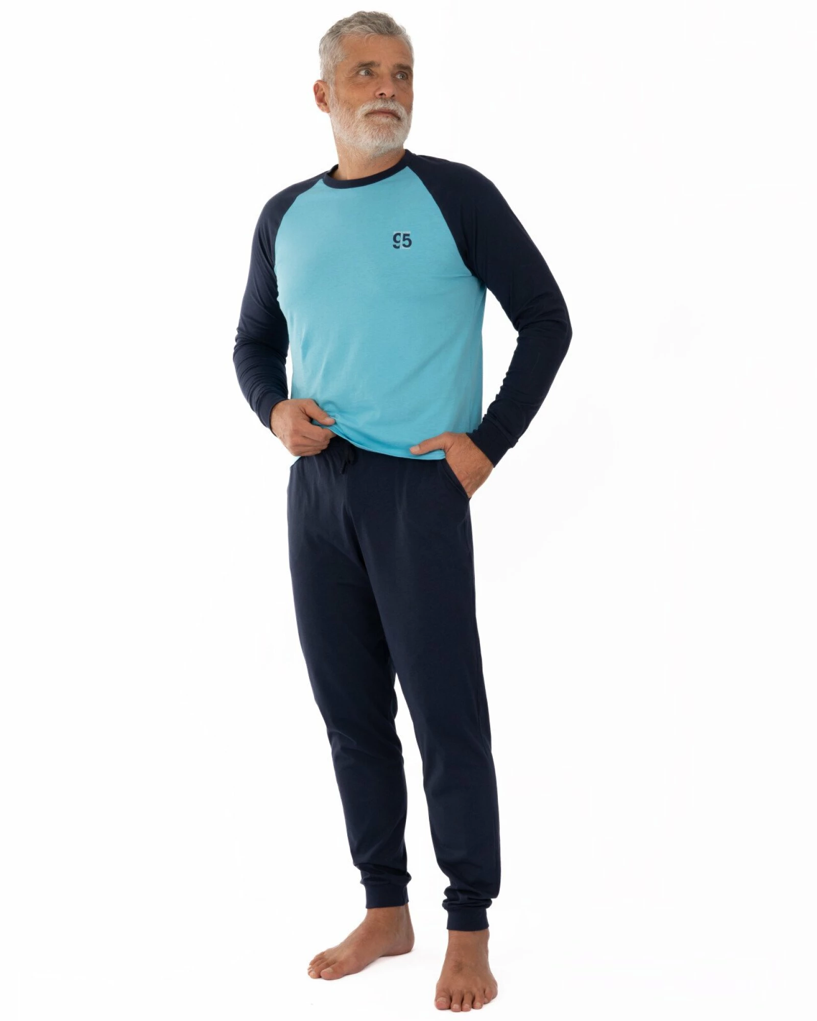 Pijama Bărbați PIJ.4154.Azur