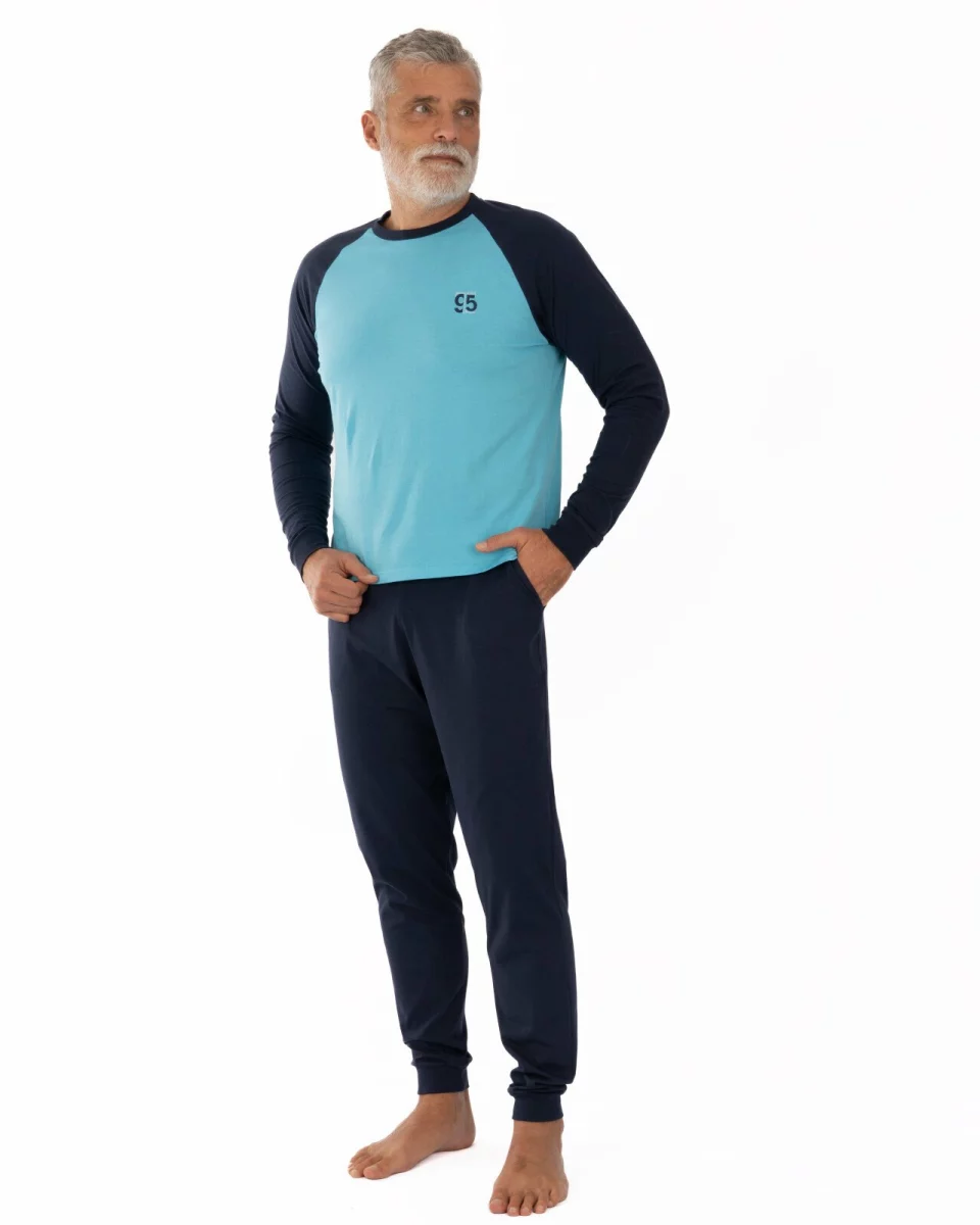 Pijama Bărbați PIJ.4154.Azur