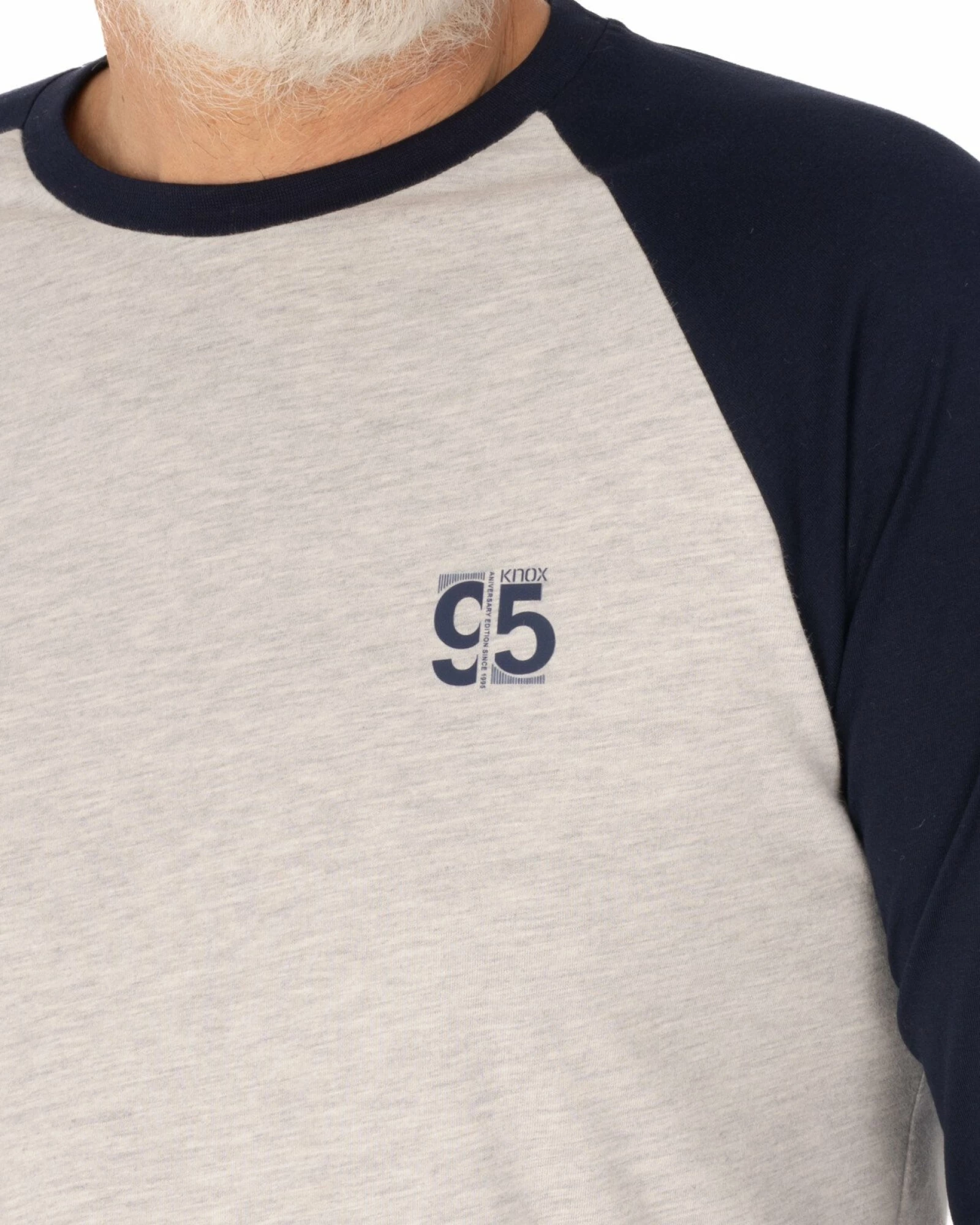 Pijama Bărbați PIJ.4154.Gri Melange-Navy