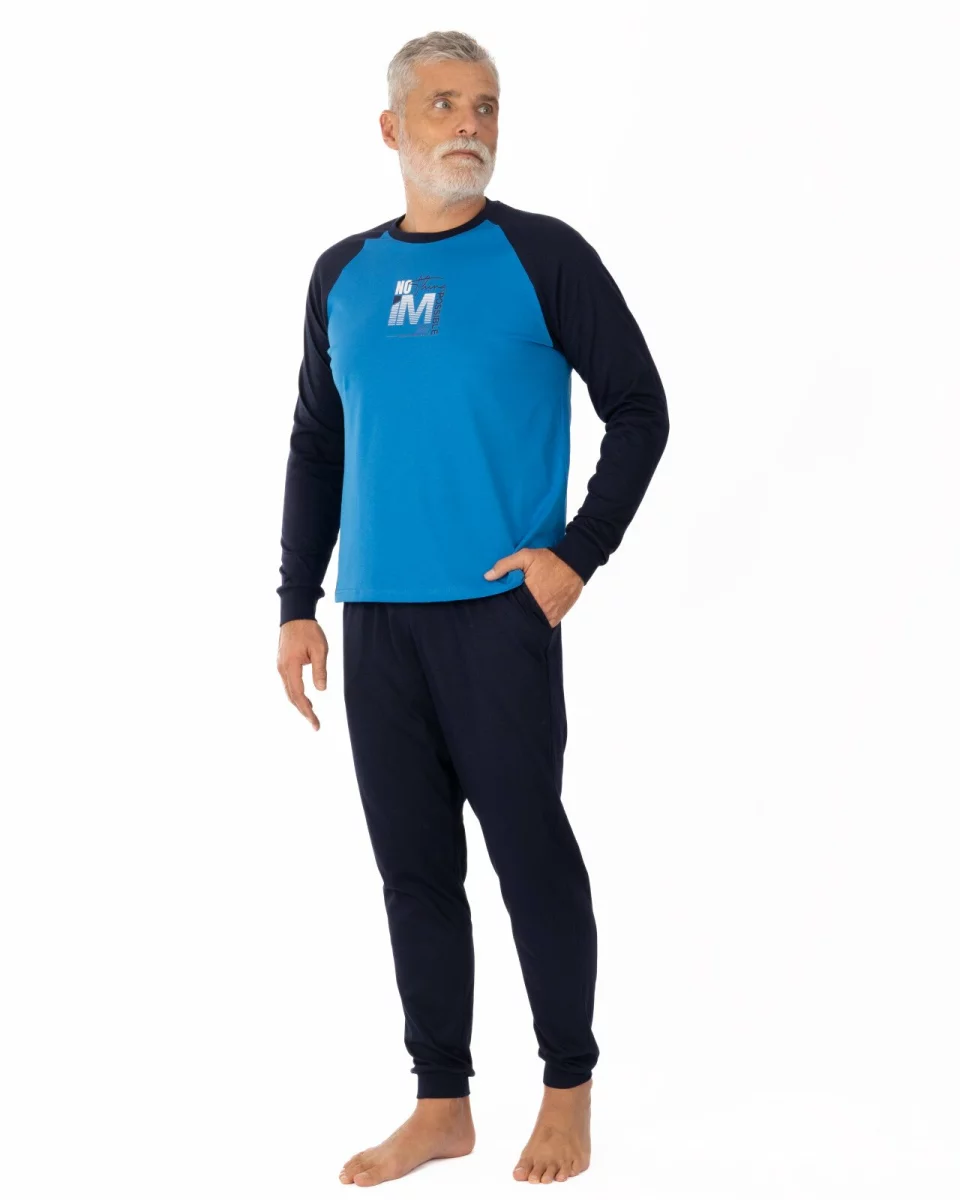 Pijama Bărbați PIJ.4155.Albastru