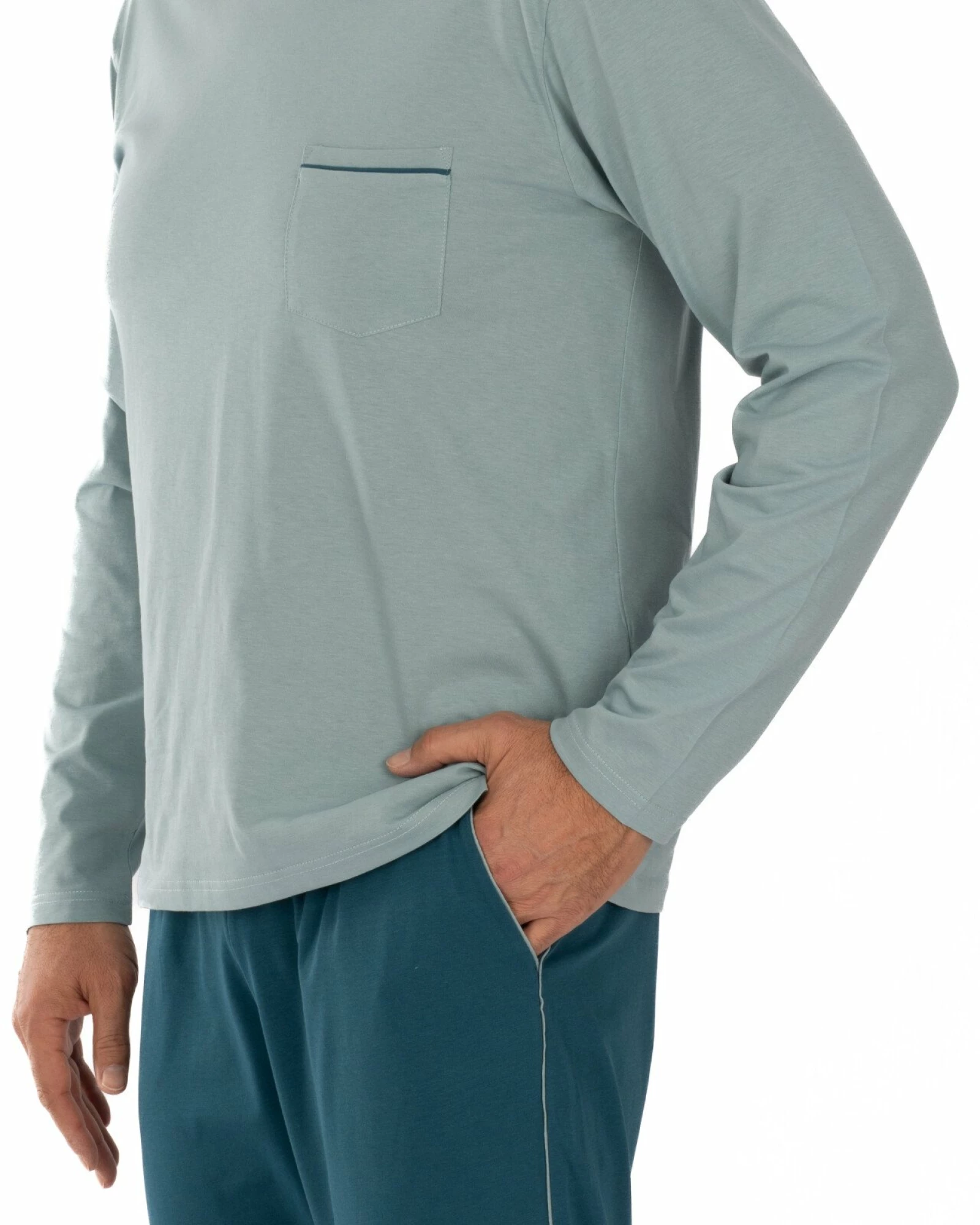 Pijama Bărbați PIJ.4161.Petrol Deschis