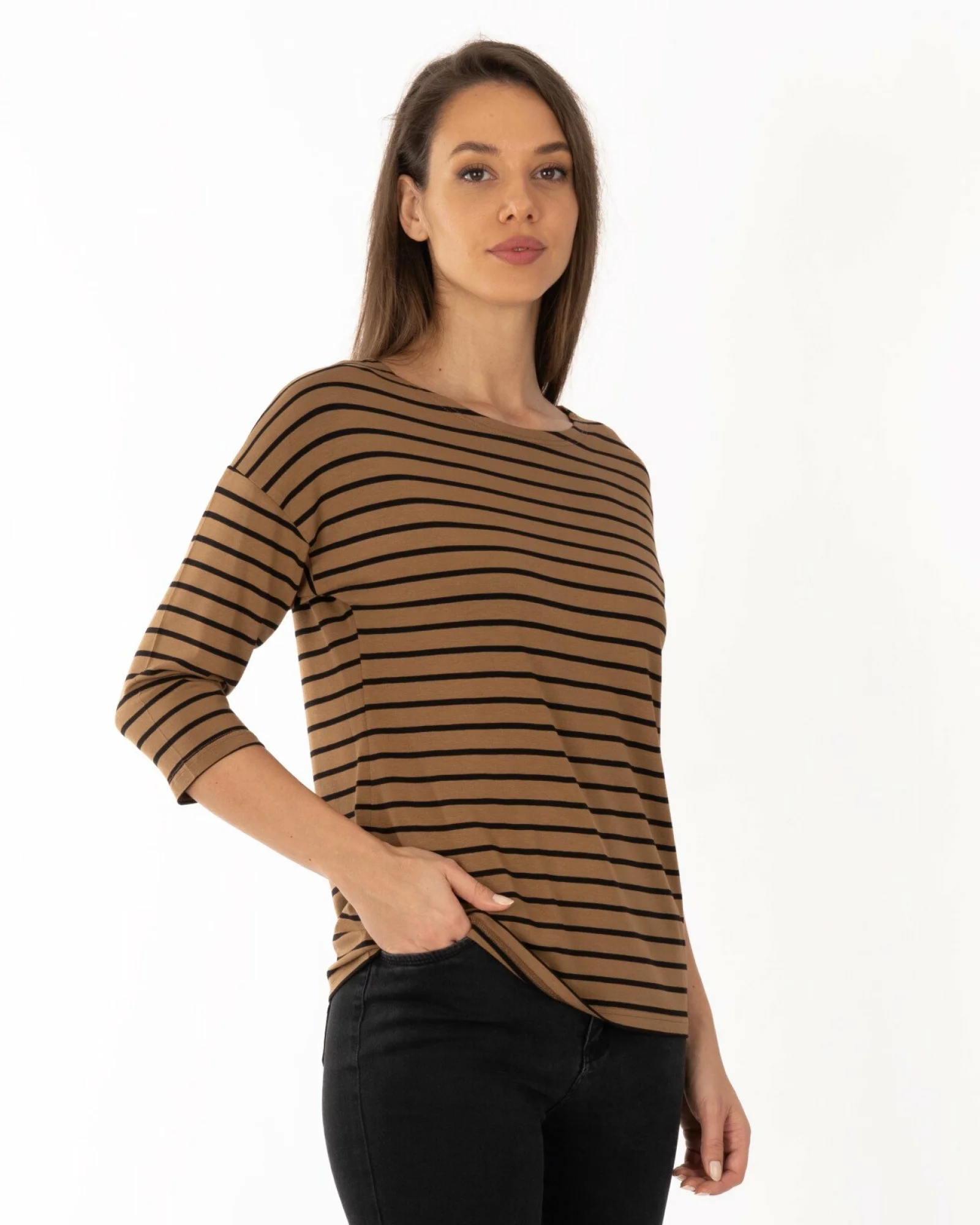 Bluză damă B.2250.Alună