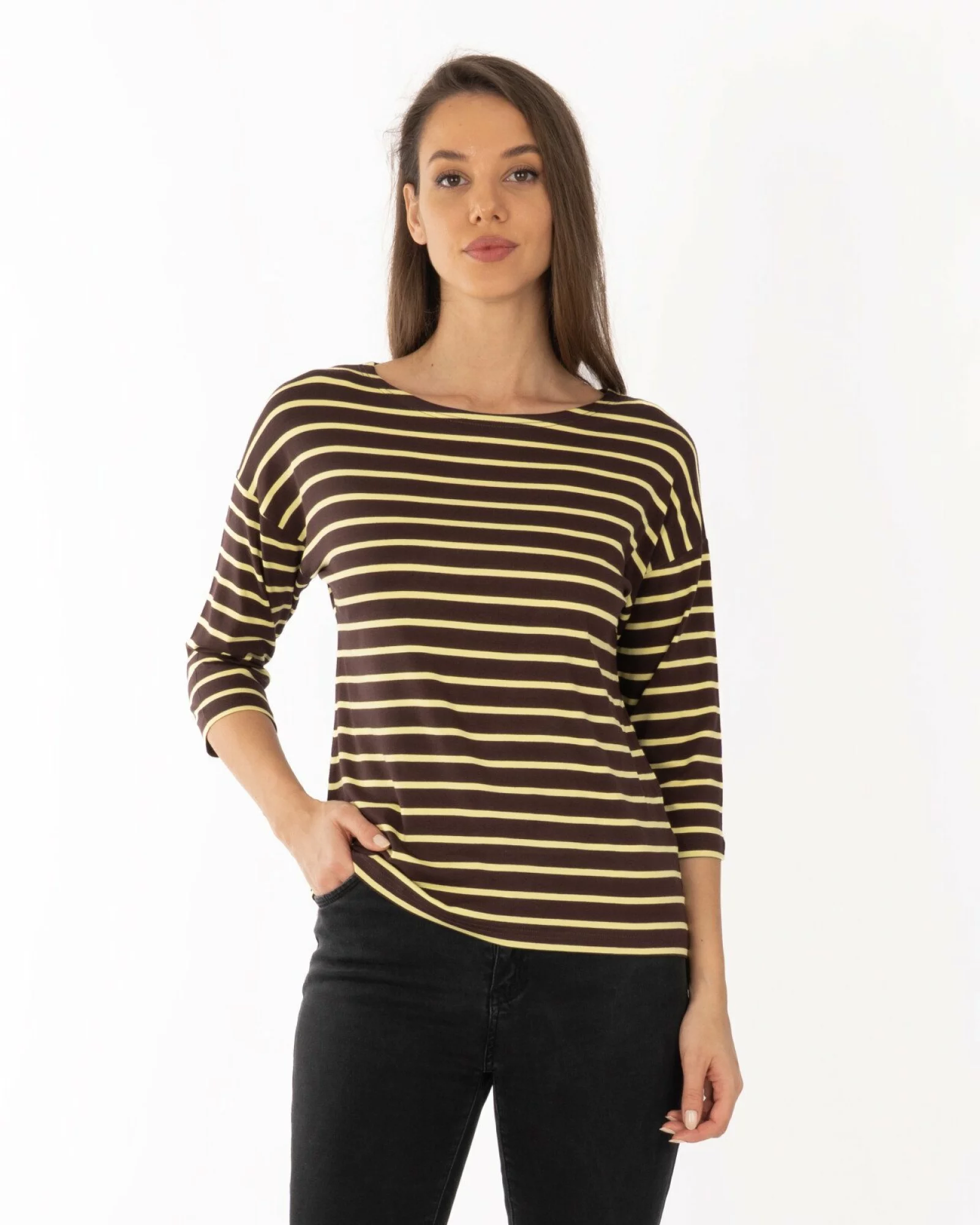 Bluză damă B.2250.Ciocolatiu