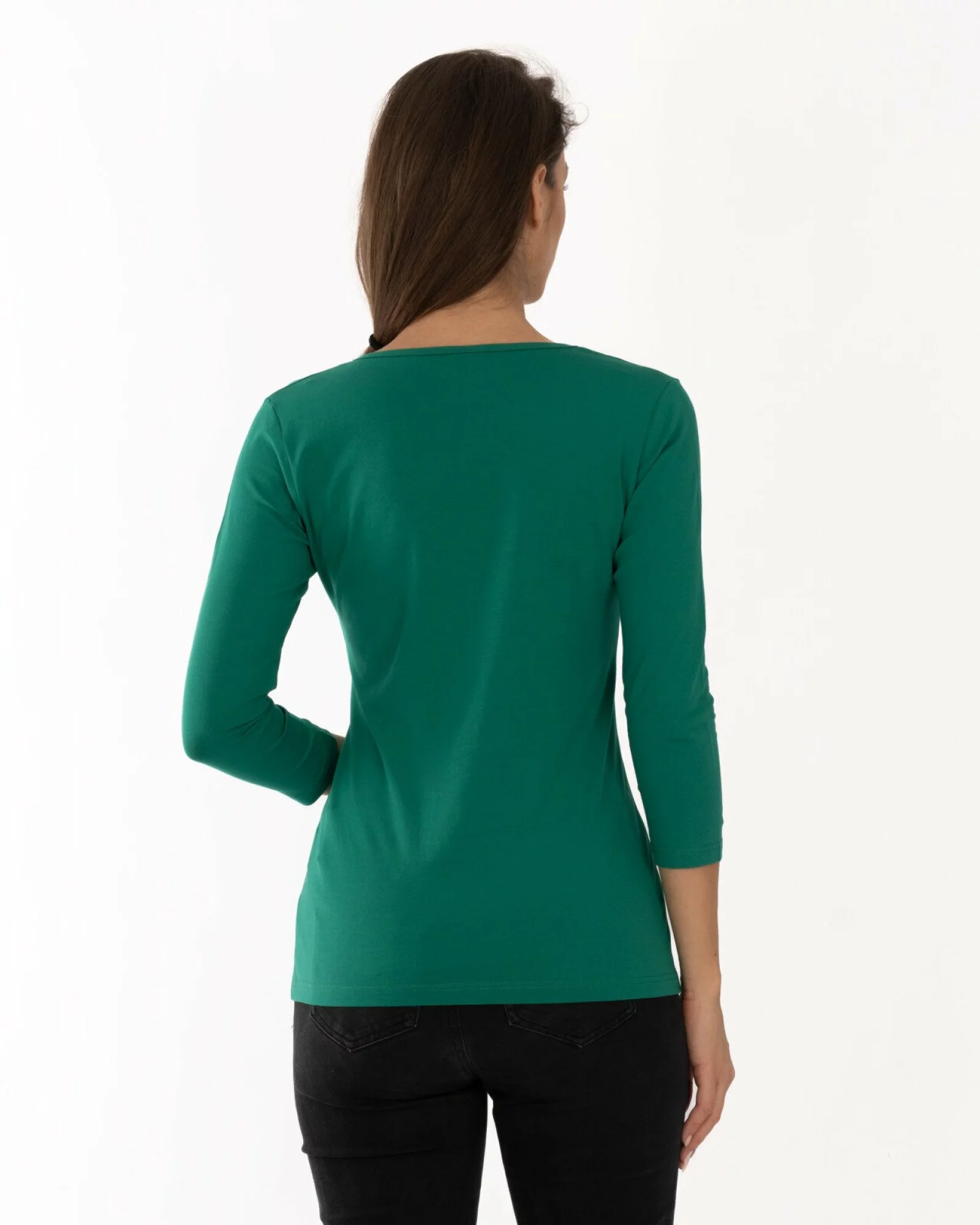 Bluză damă basic B.2400.Verde