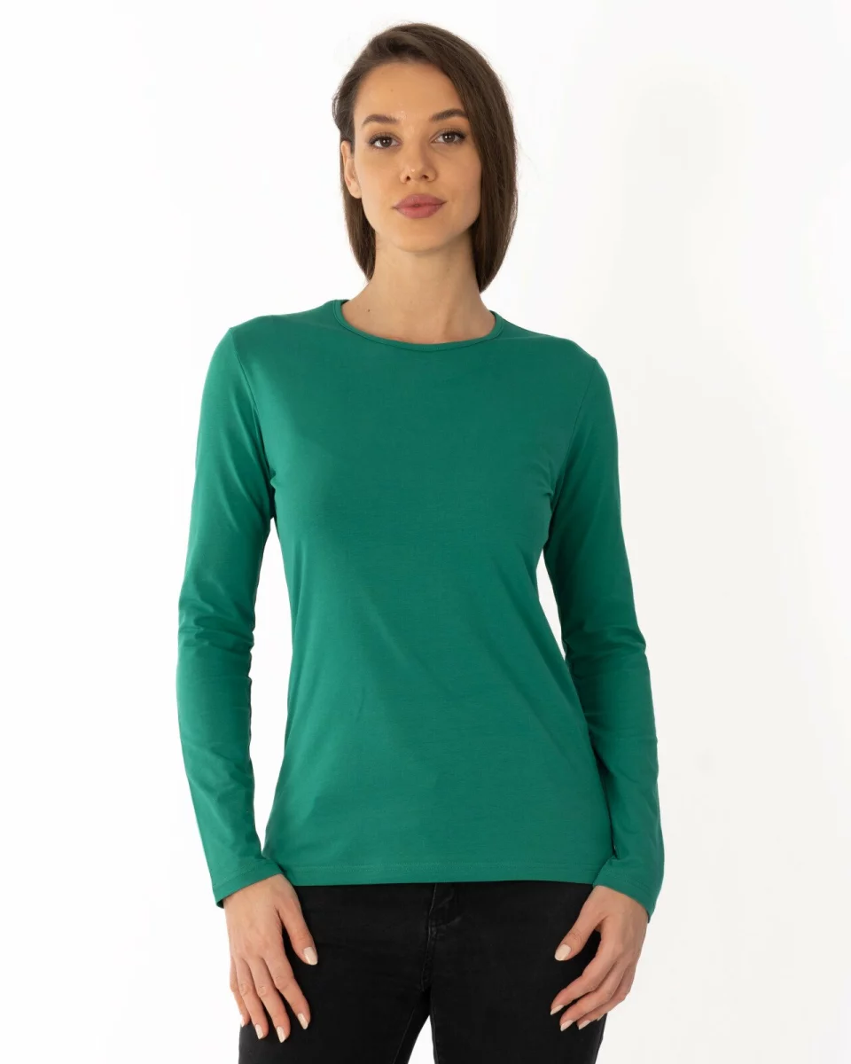 Bluză damă basic B.2401.Verde