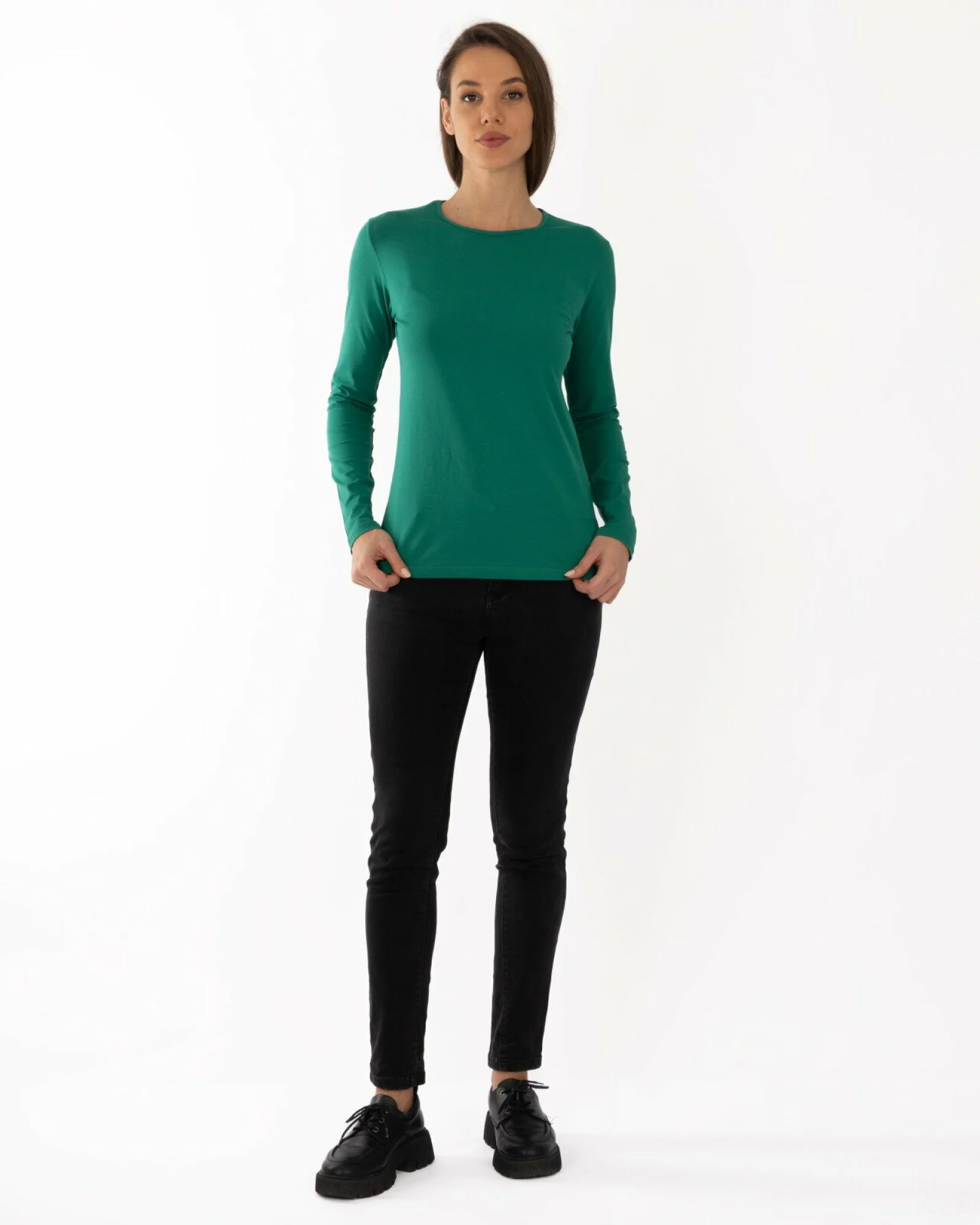 Bluză damă basic B.2401.Verde