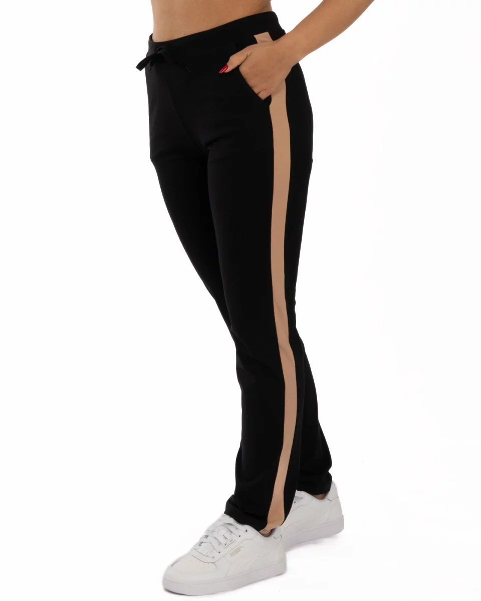 Pantalon Damă P.2277.Negru/Alună