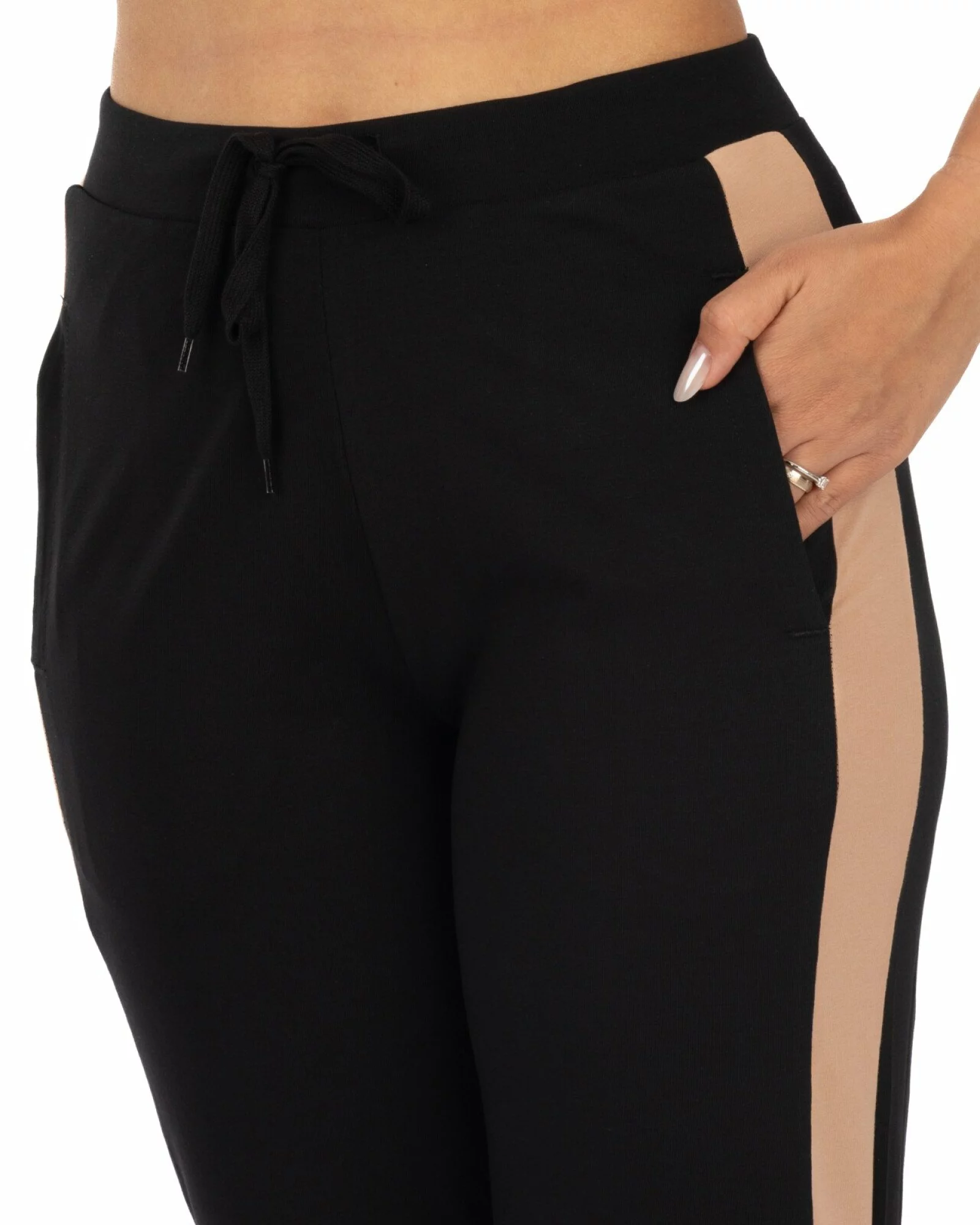 Pantalon Damă P.2256.Negru/Alună