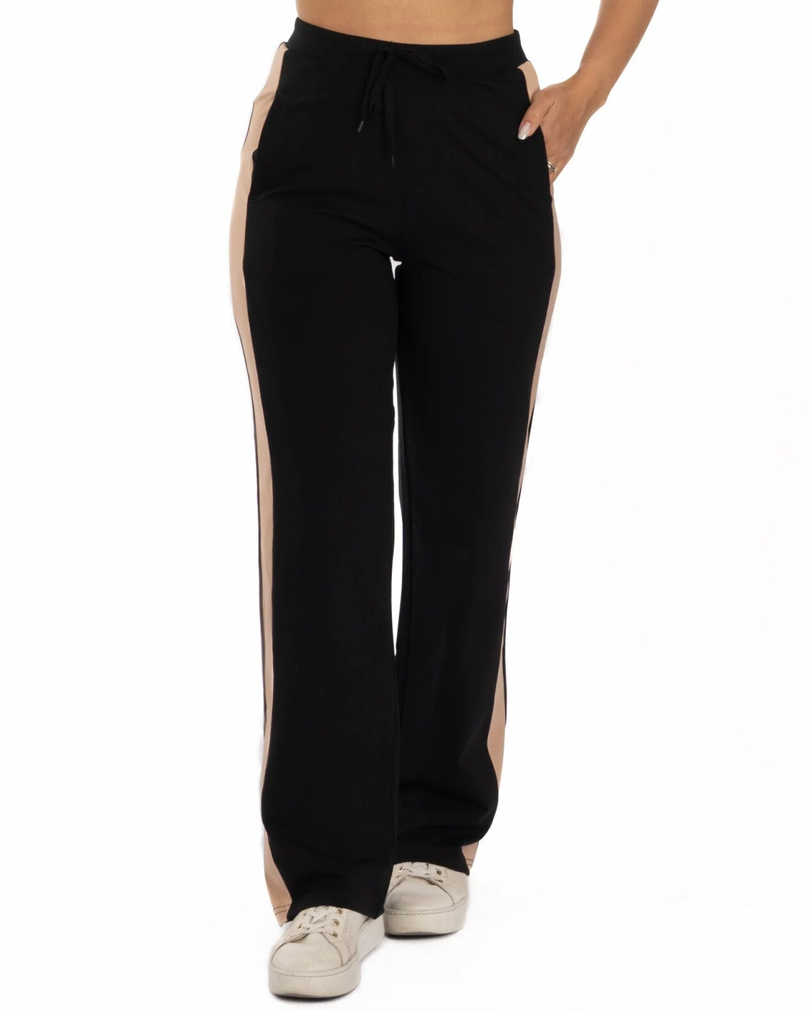 Pantalon Damă P.2256.Negru/Alună