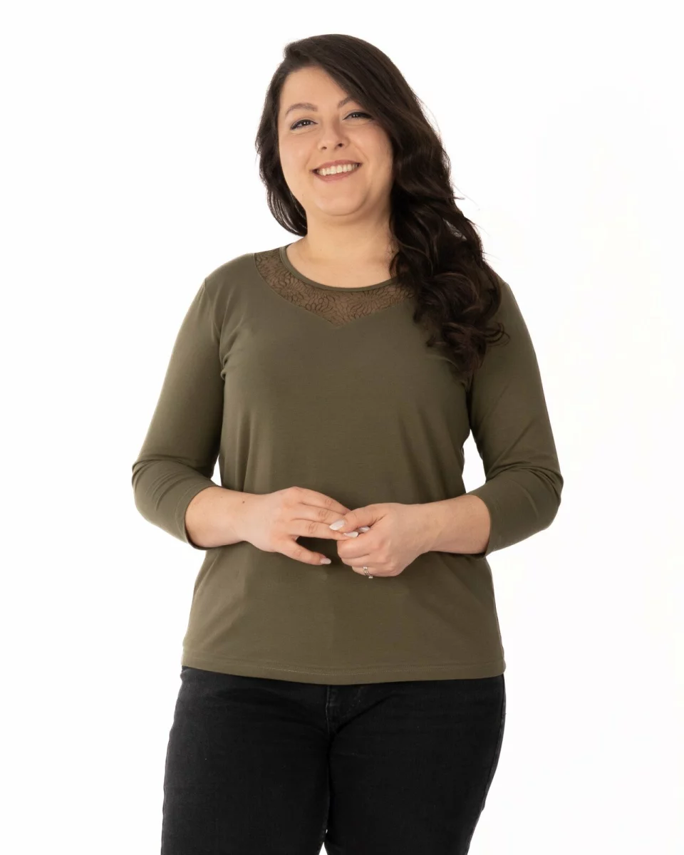 Bluză damă B.2342.Kaki