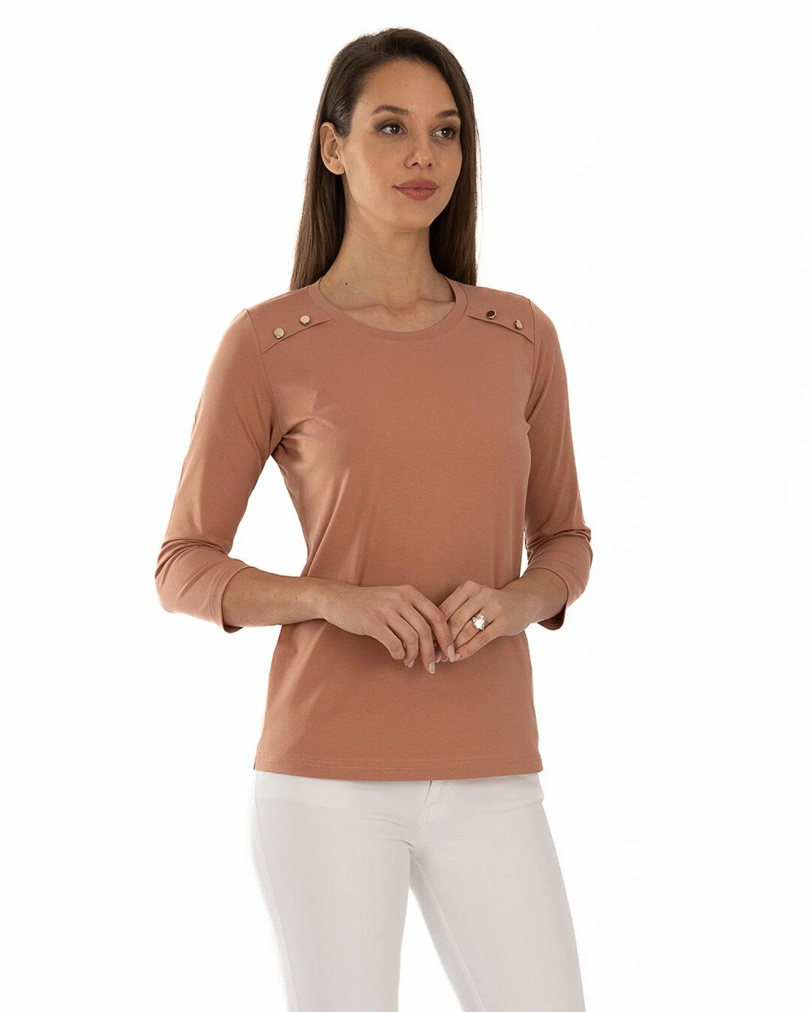 Bluză damă B.2343.Cappuccino