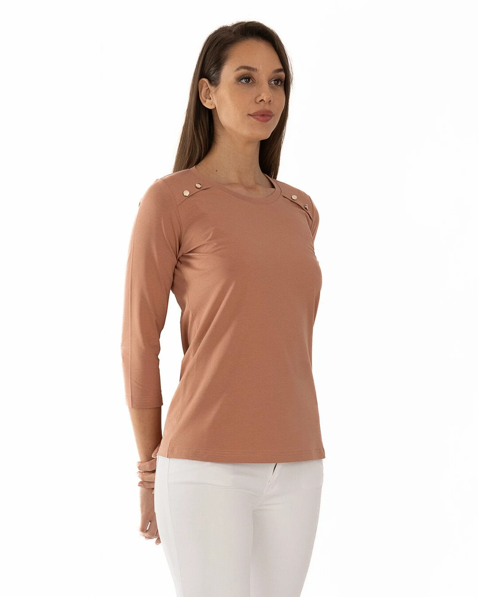 Bluză damă B.2343.Cappuccino