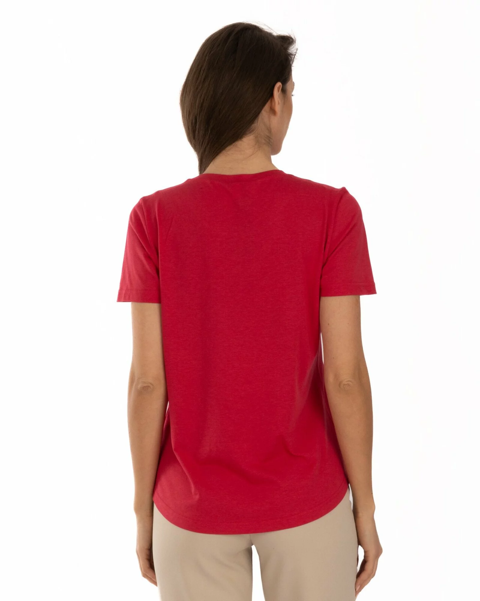 Tricou damă bumbac cu modal, croială fluidă