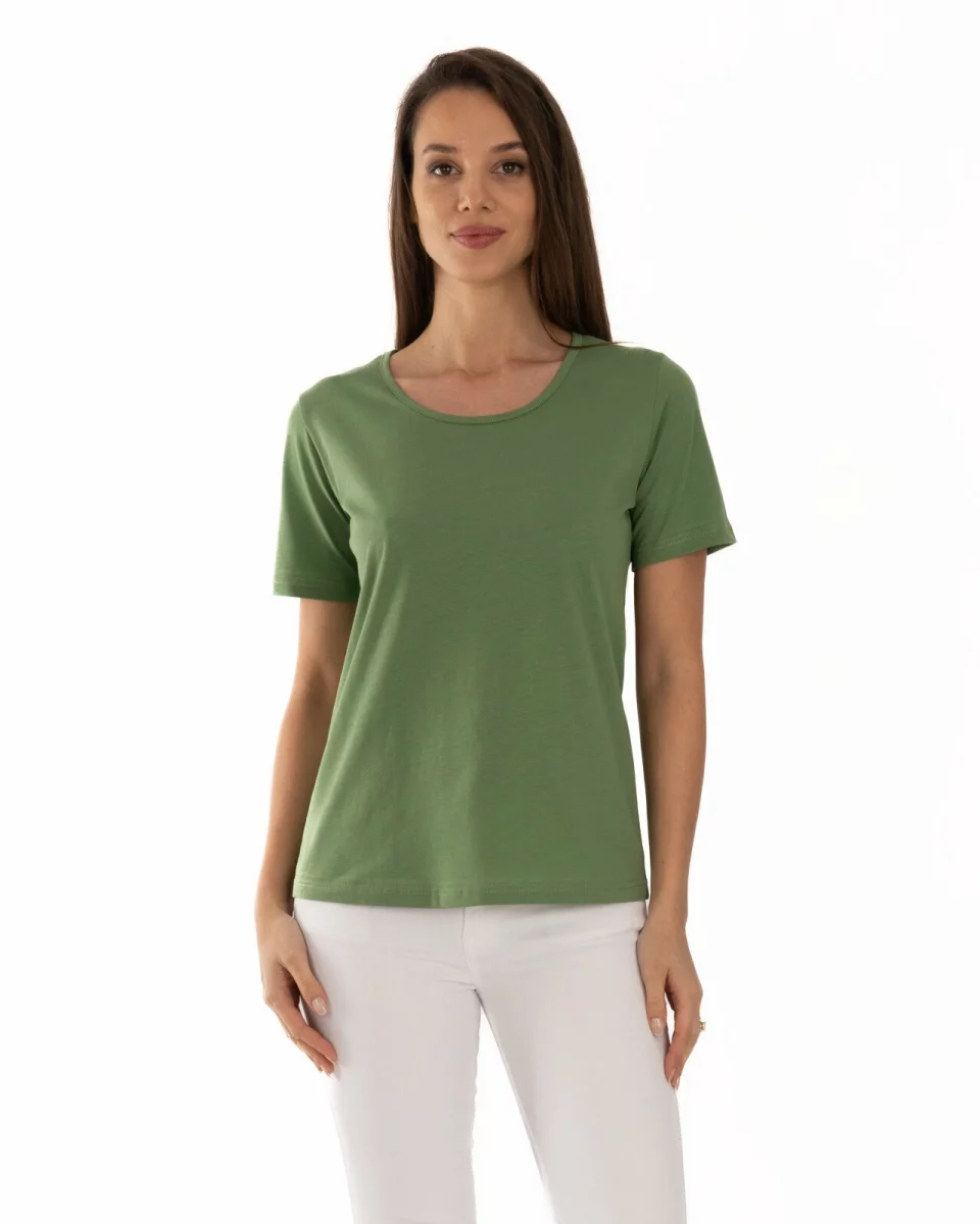 Tricou kaki bumbac