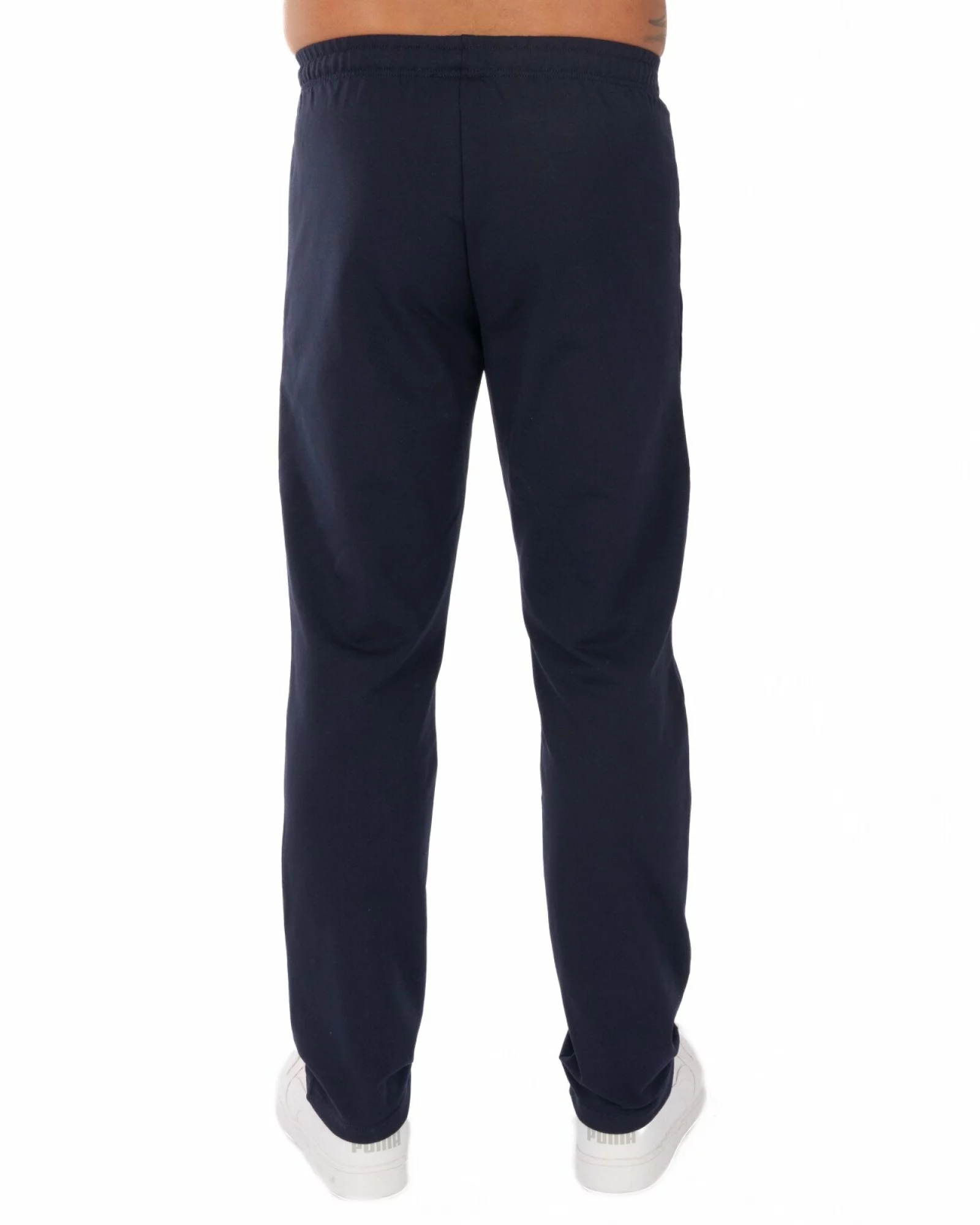 Pantaloni bleumarin model clasic buzunare cu fermoar