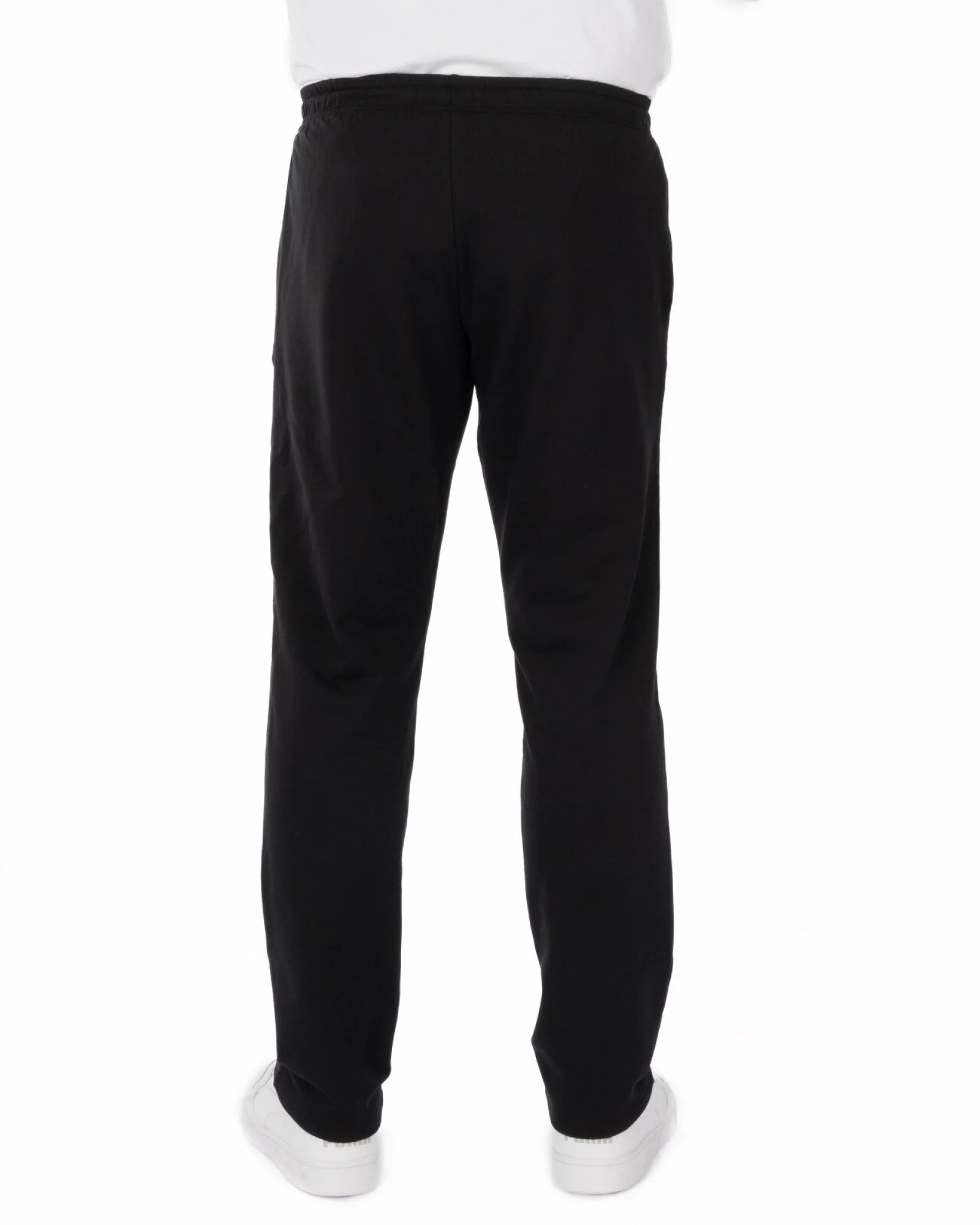Pantaloni negri model clasic interior pufos
