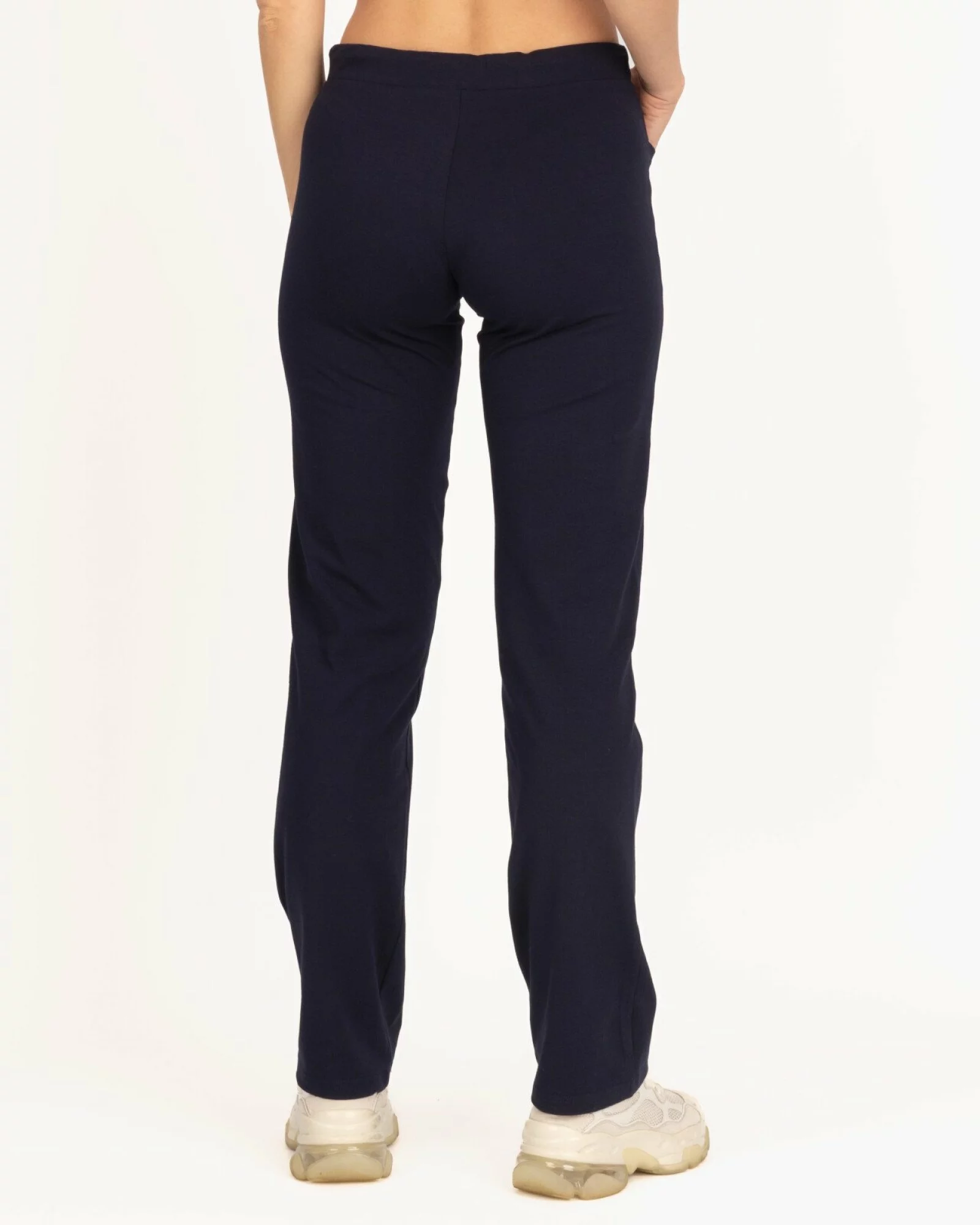 Pantaloni bleumarin de vară clasici