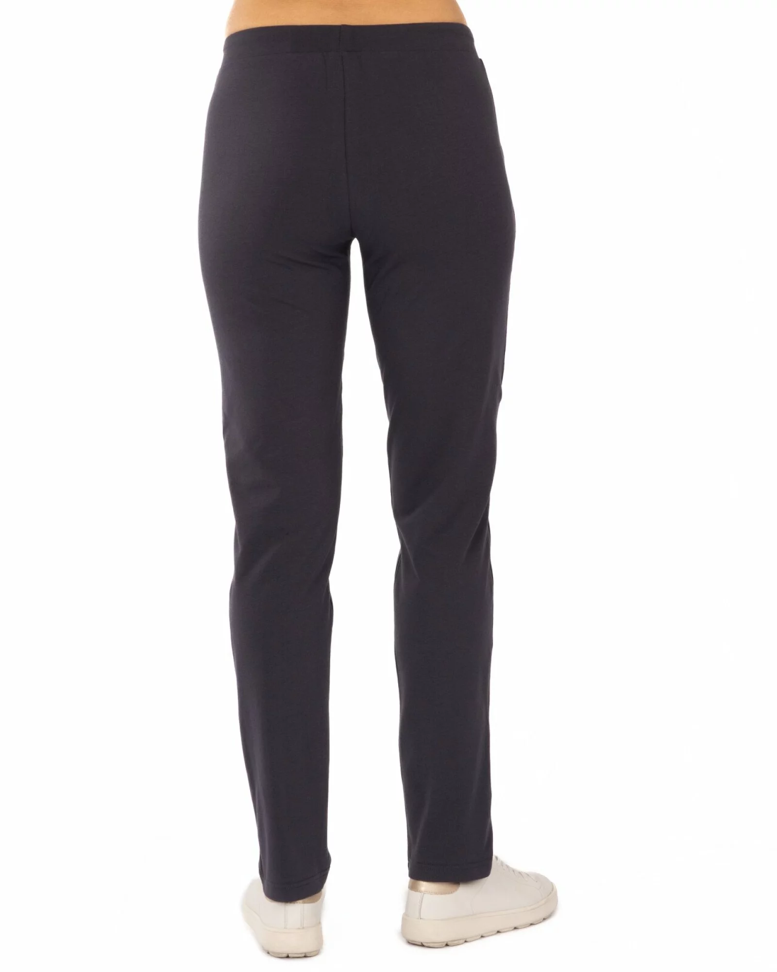 Pantaloni gri de vară croi conic buzunare fermoar