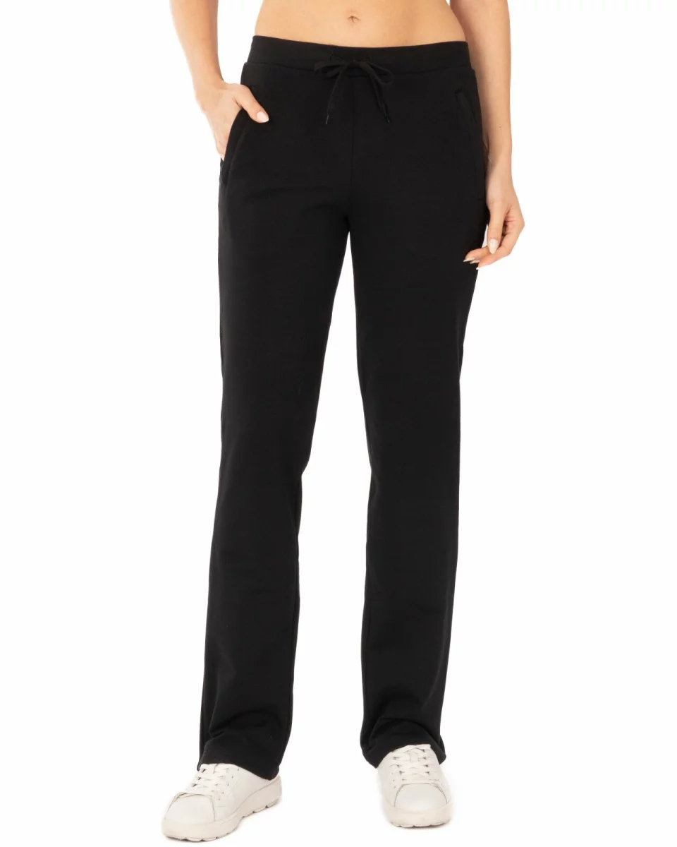 Pantaloni negri clasici buzunare fermoar refilet