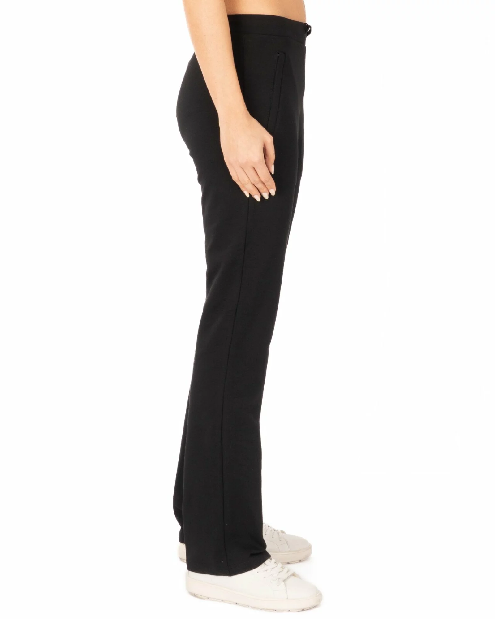 Pantaloni negri clasici buzunare fermoar refilet
