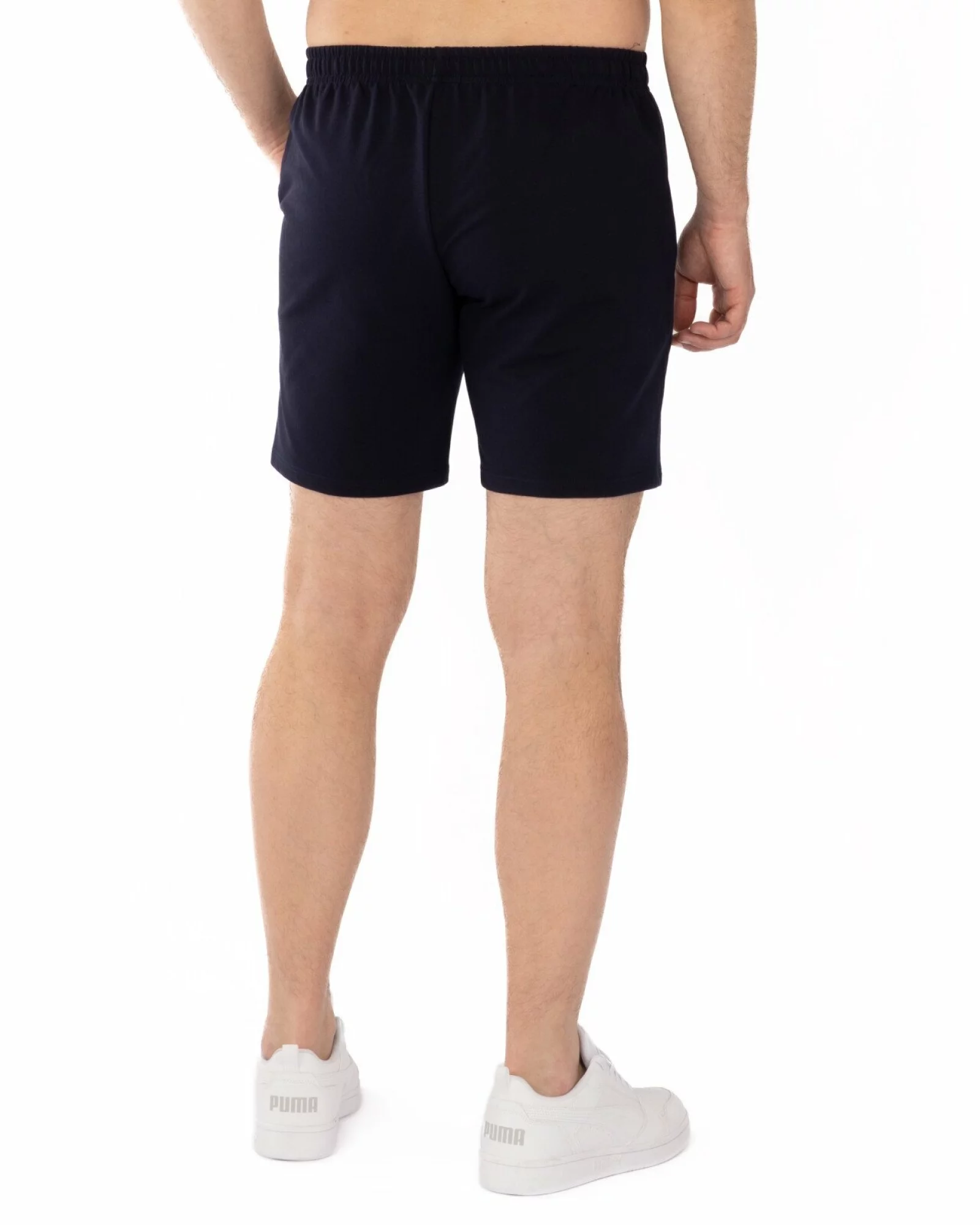 Pantaloni scurți bleumarin fermoare refilet