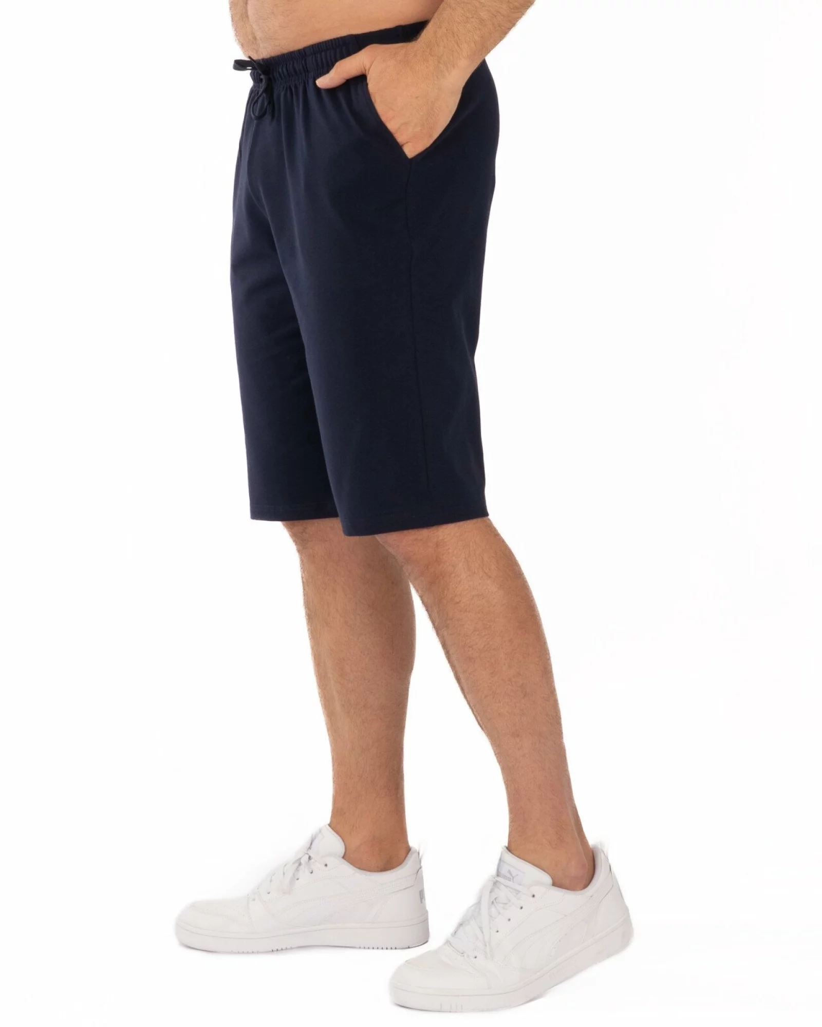Pantaloni scurți bleumarin model clasic