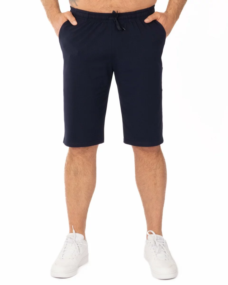 Pantaloni scurți bleumarin model clasic