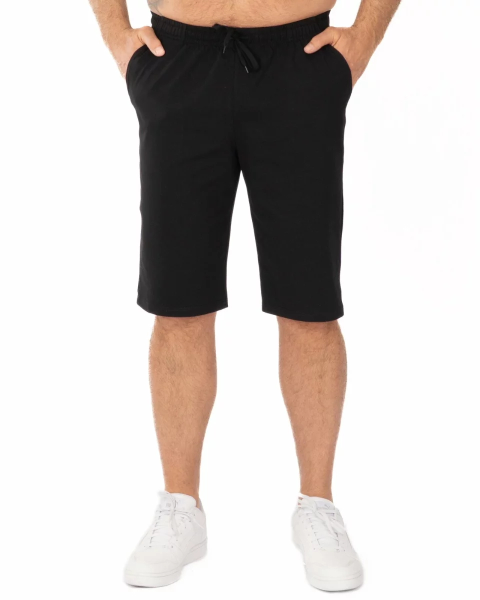 Pantaloni scurți negri model clasic