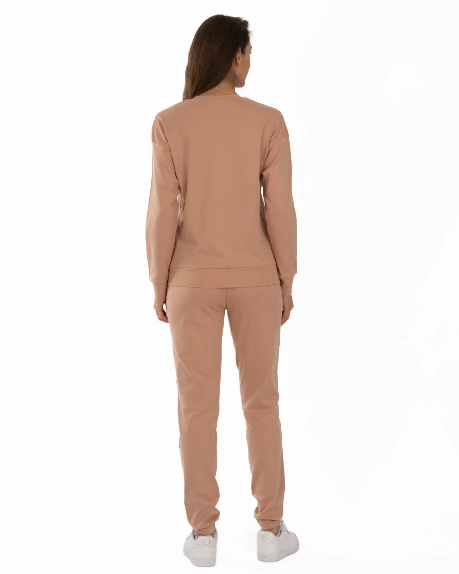 Set de casă bej din bumbac interlock
