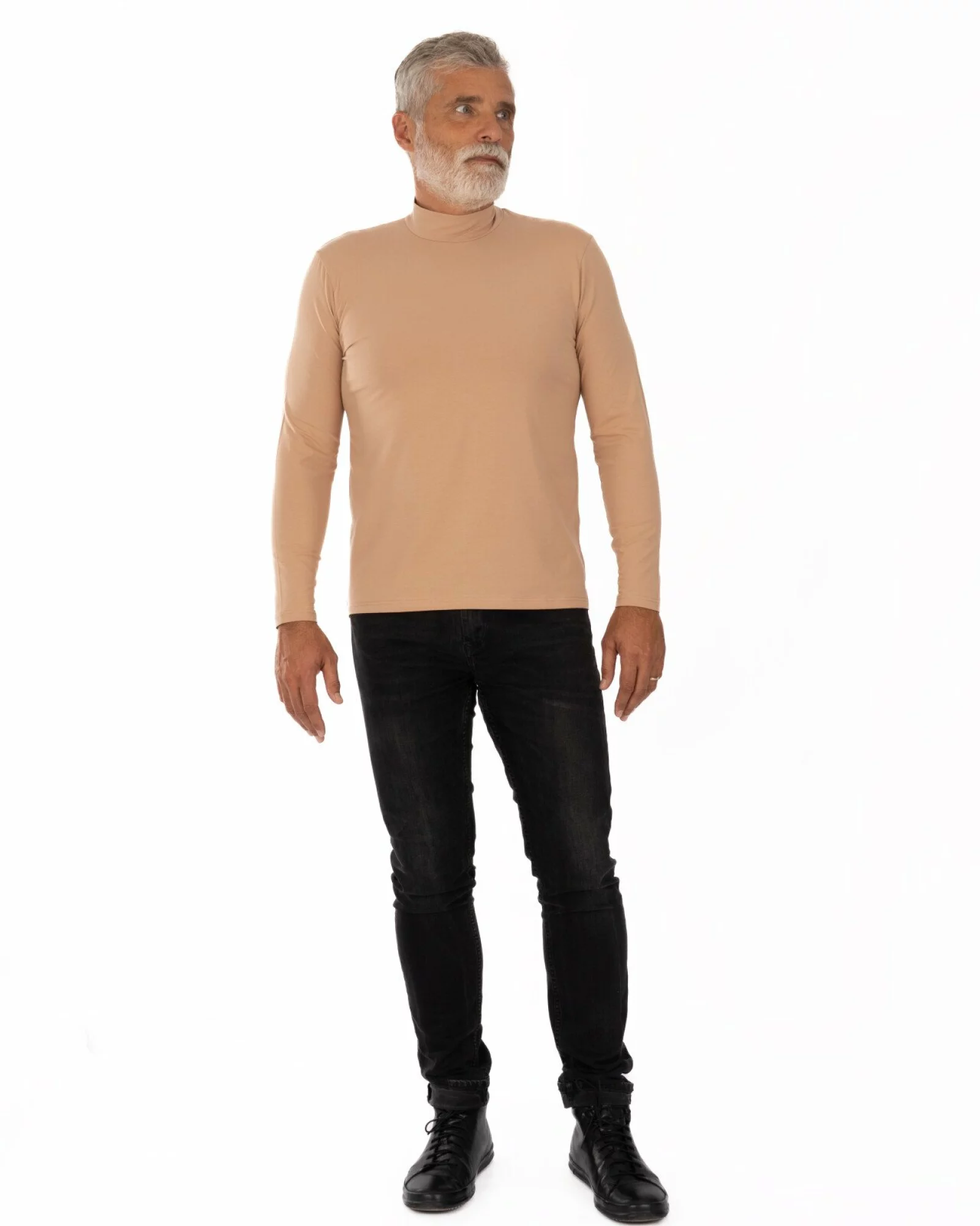 Maletă bej bumbac elastan