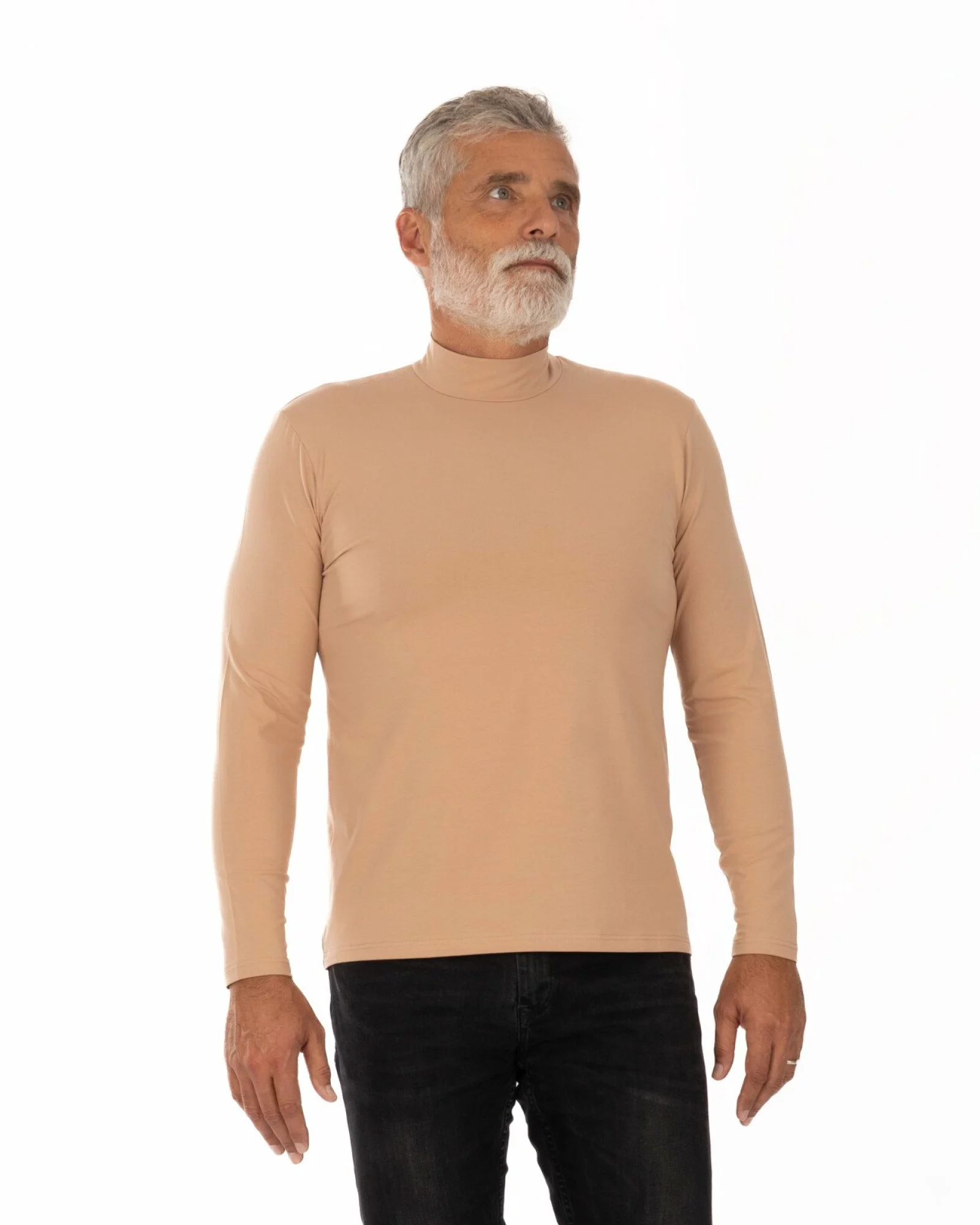 Maletă bej bumbac elastan