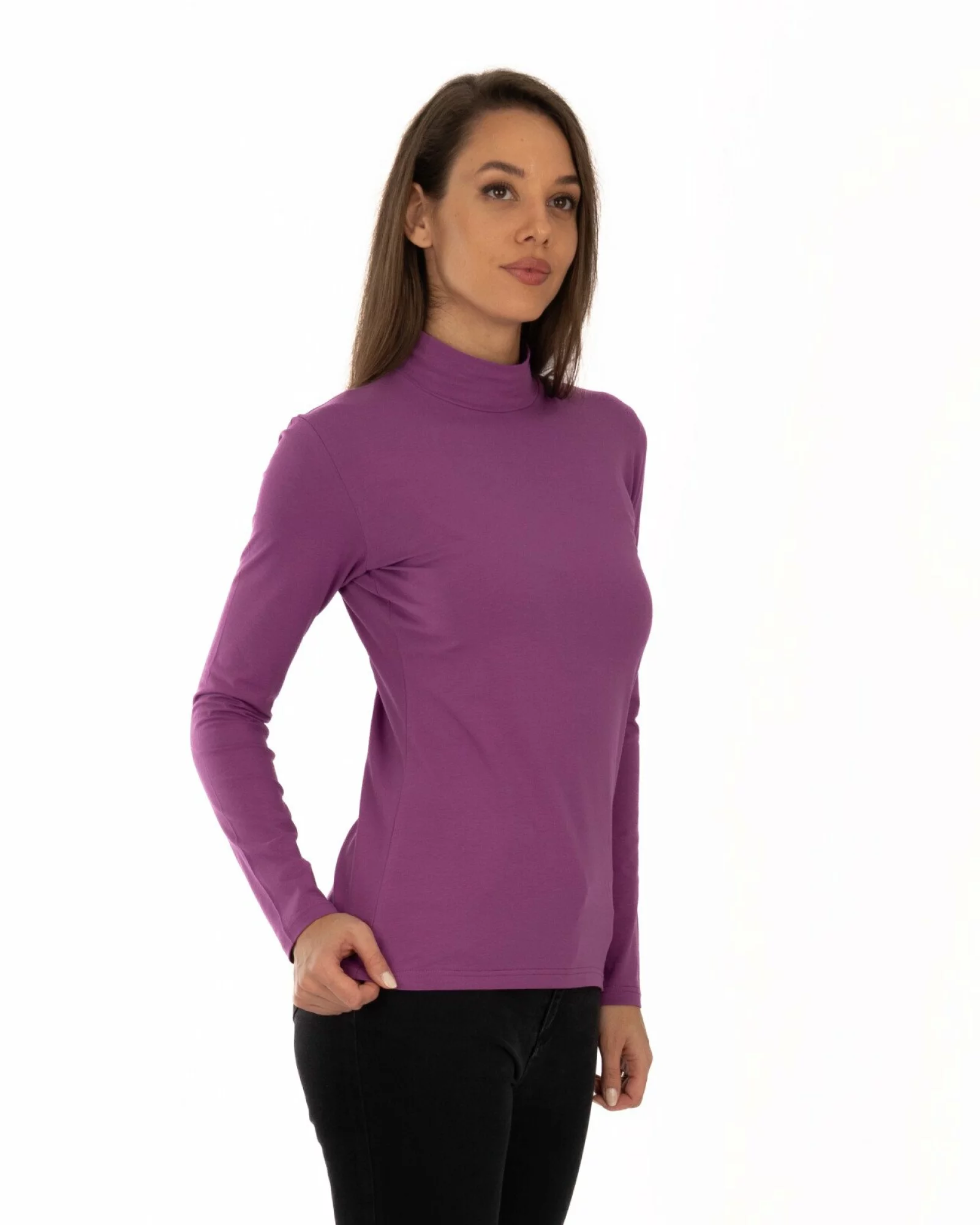 Maletă roz fuchsia bumbac elastan
