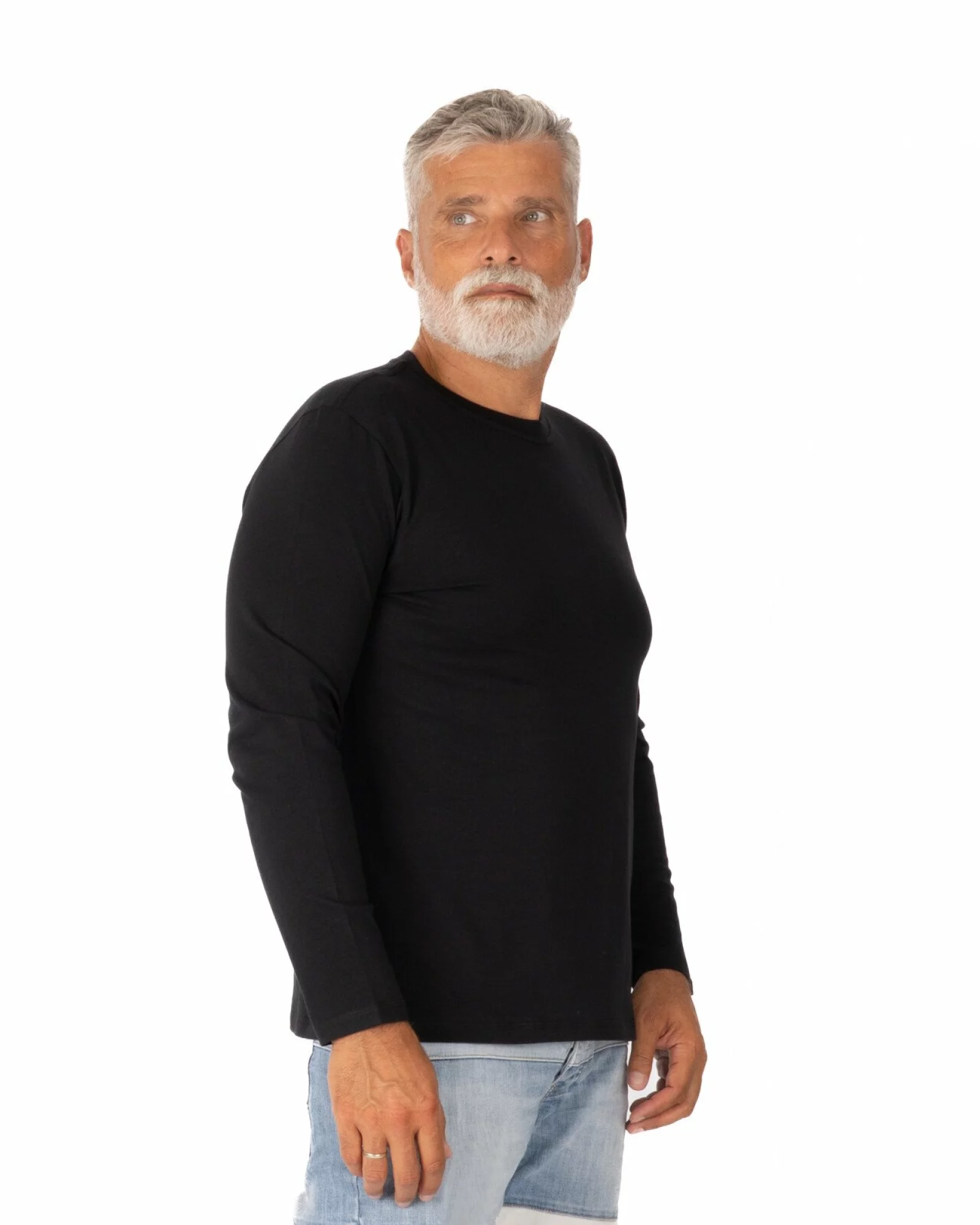 Bluză neagră bumbac