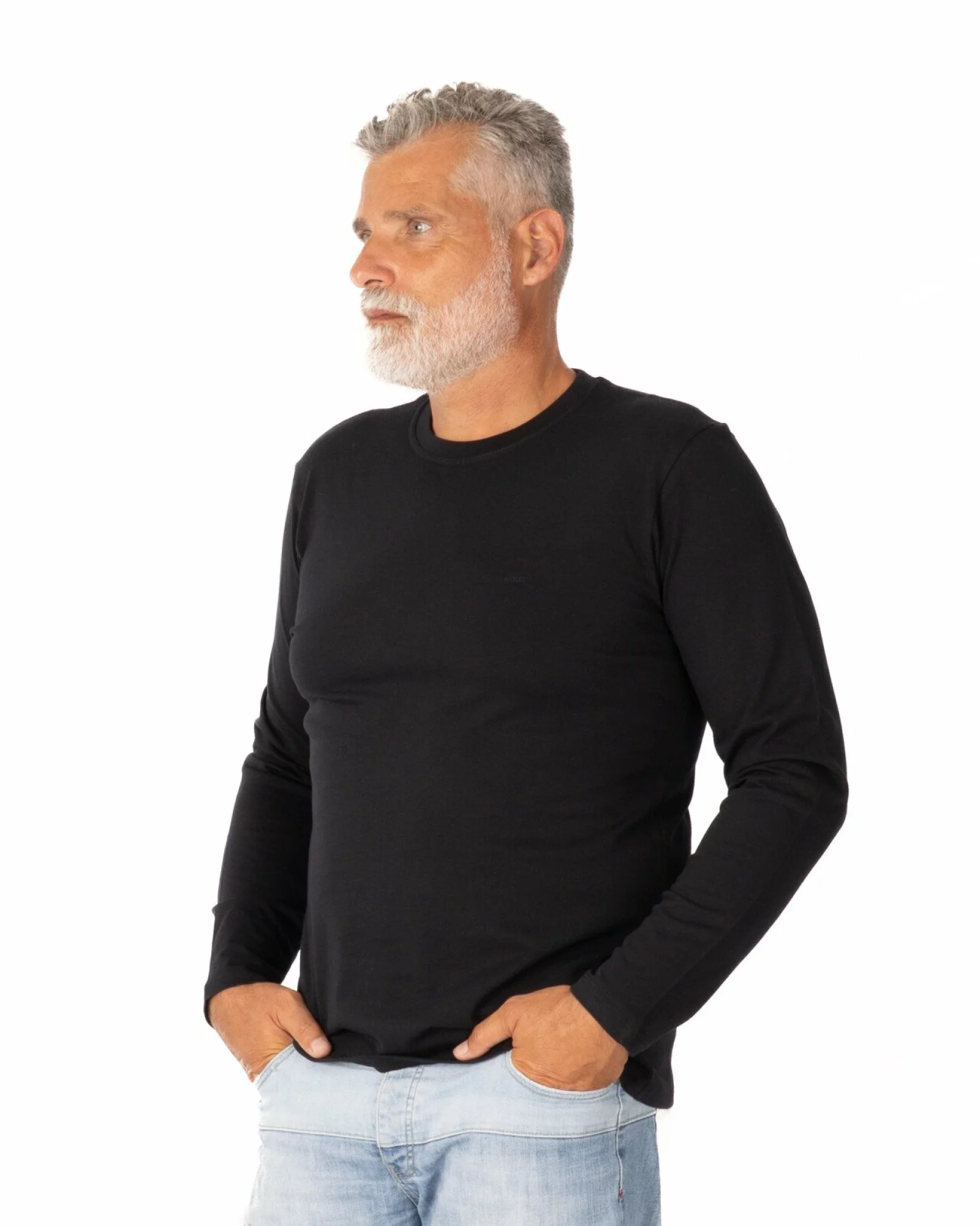Bluză neagră bumbac